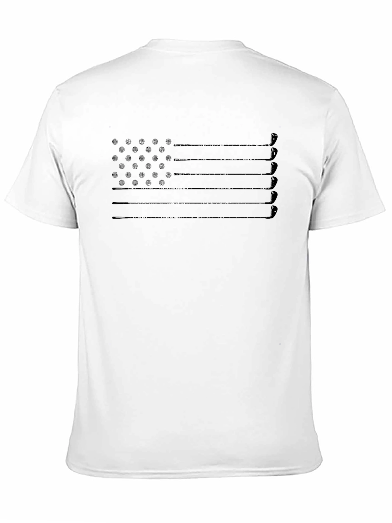 Golf American Flag T-Shirt