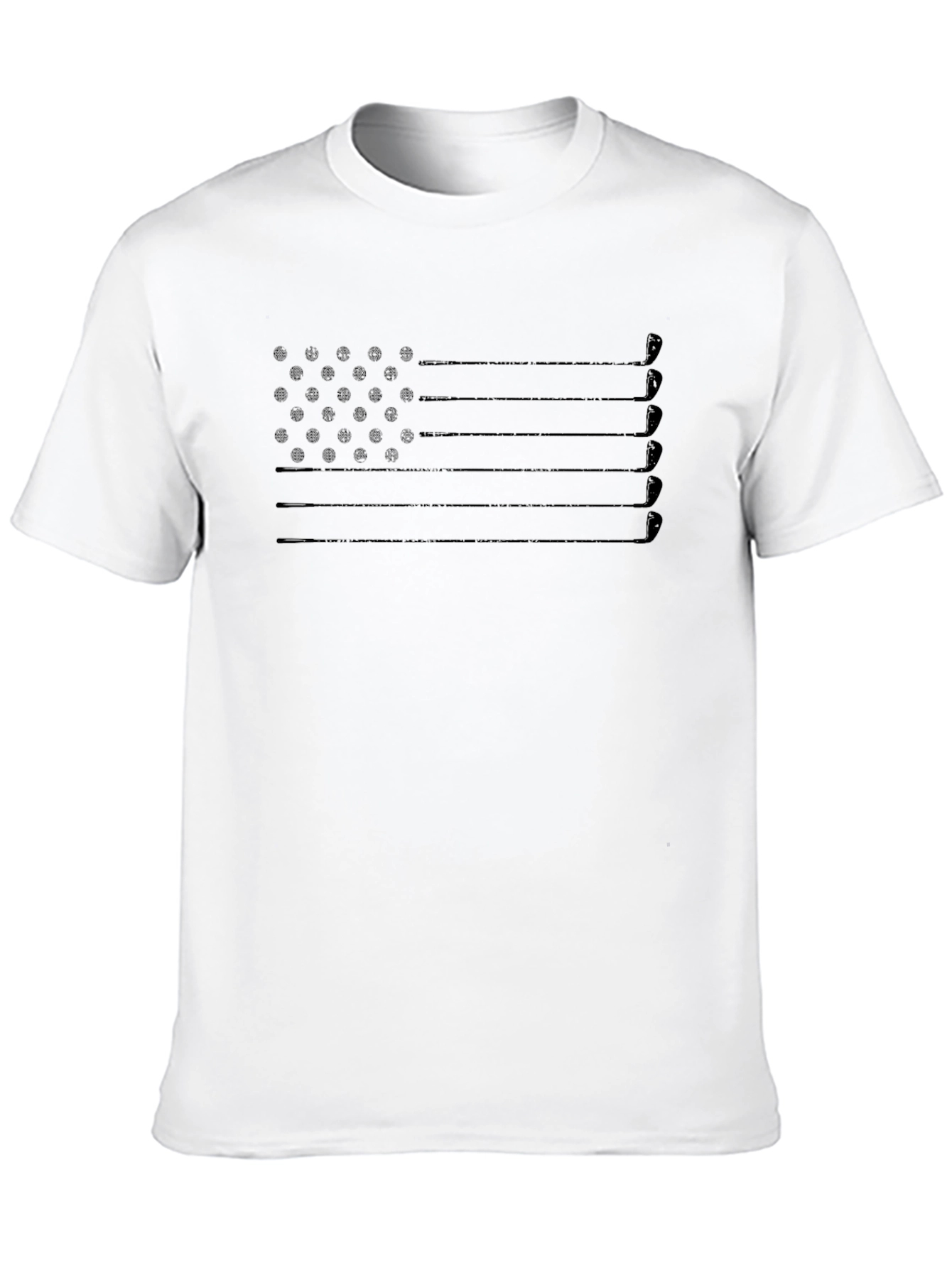 Golf American Flag T-Shirt