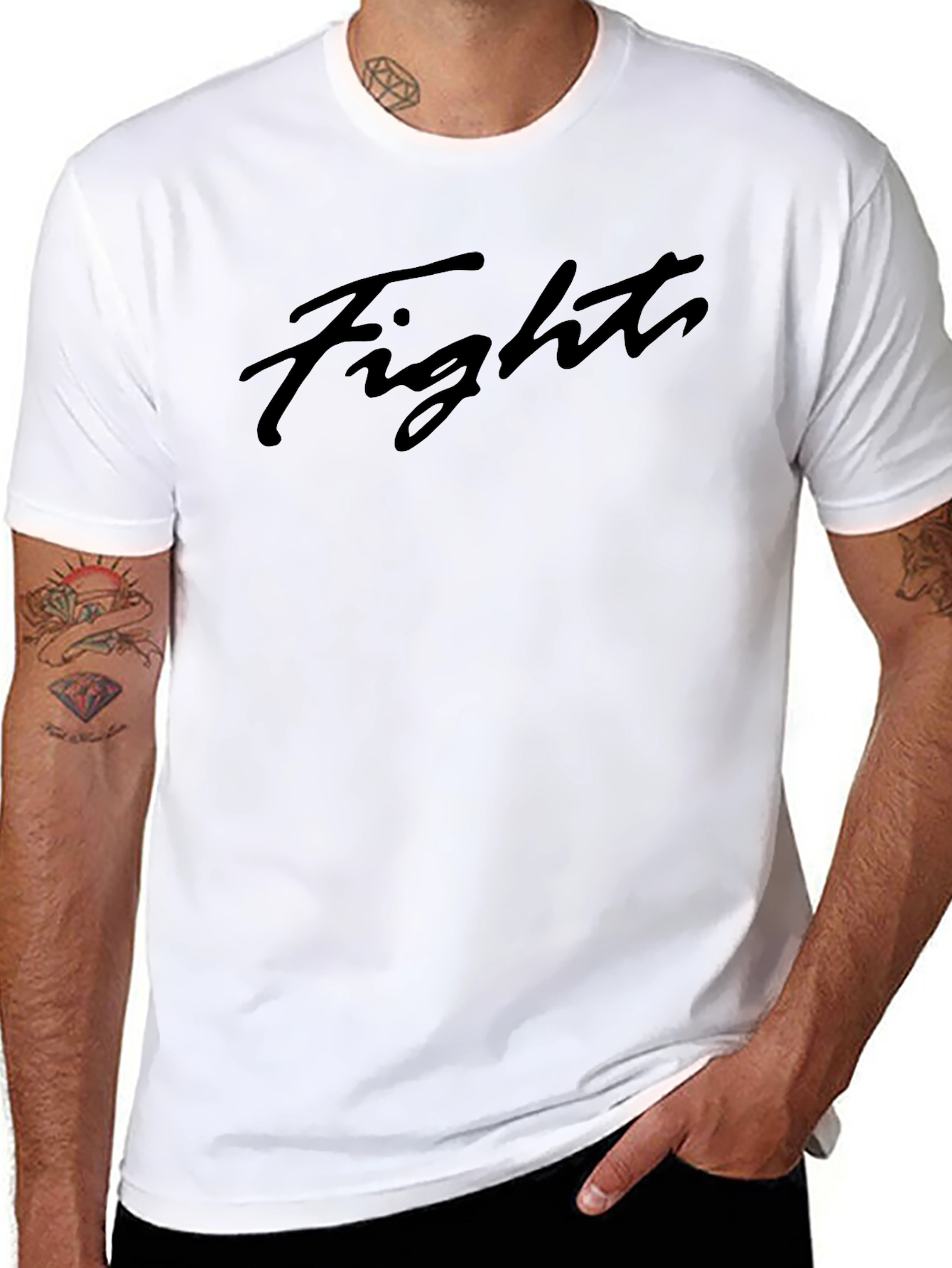 Fight Script Black T-Shirt