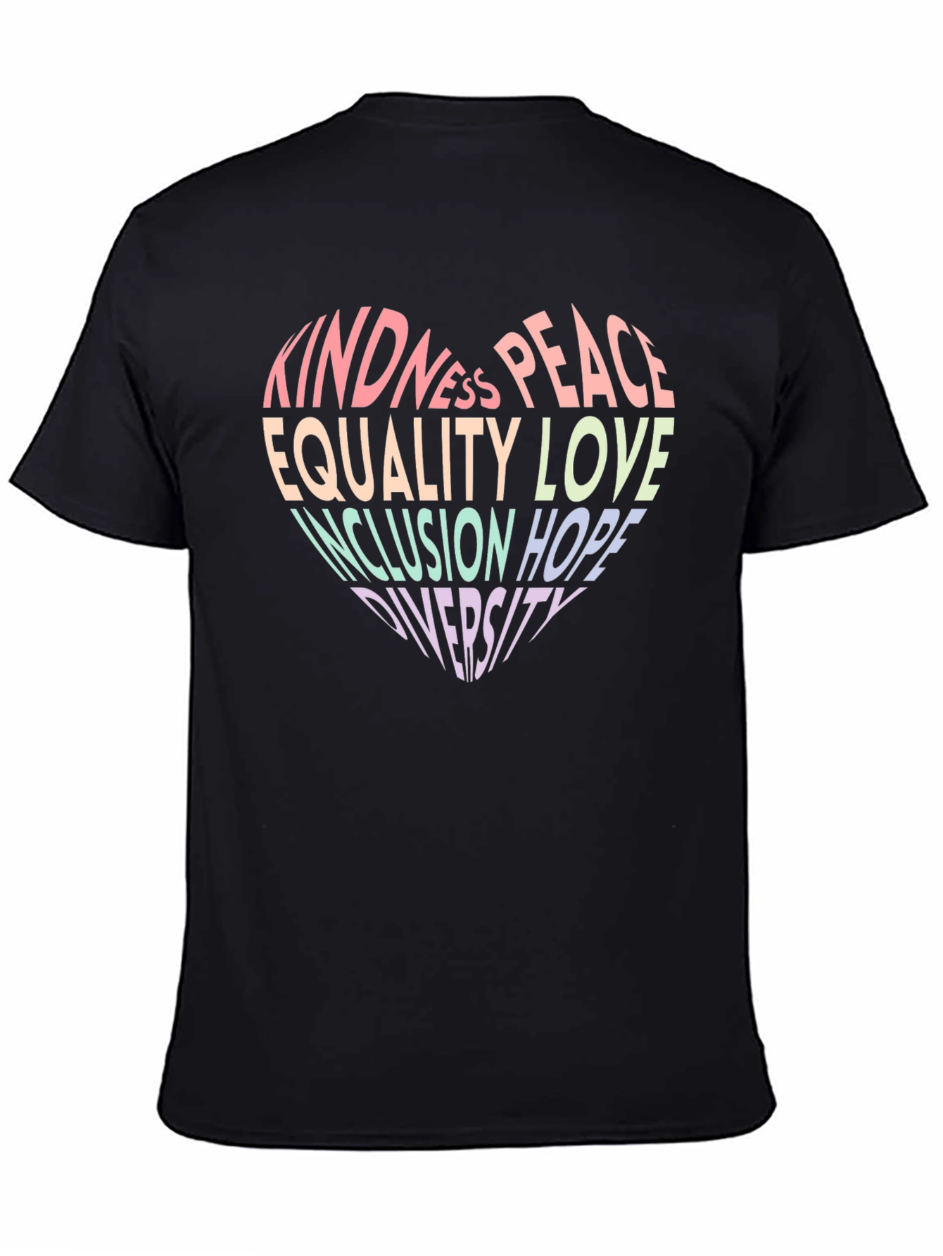 Kindness Peace Equality Love Inclusion Diversity T-Shirt