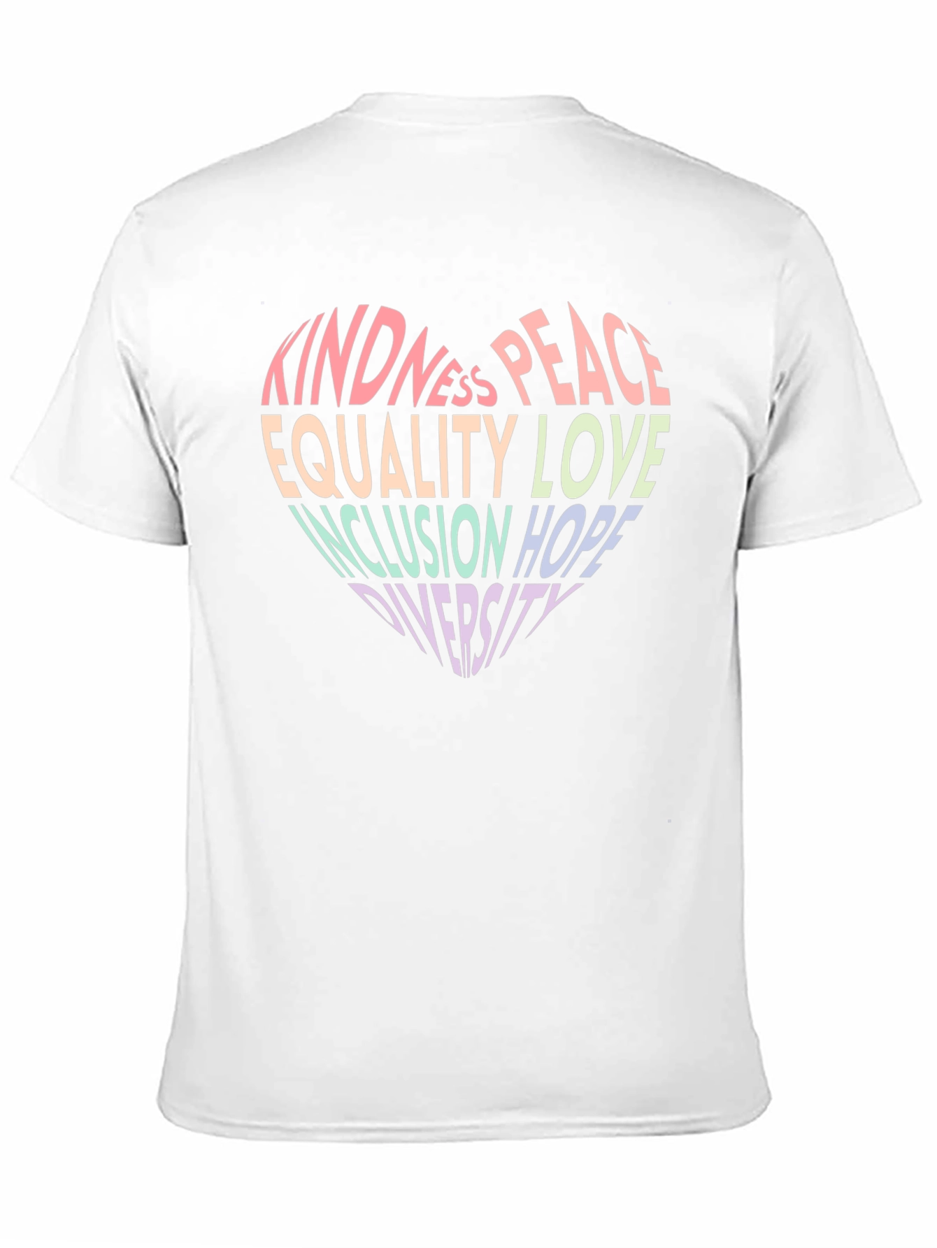 Kindness Peace Equality Love Inclusion Diversity T-Shirt