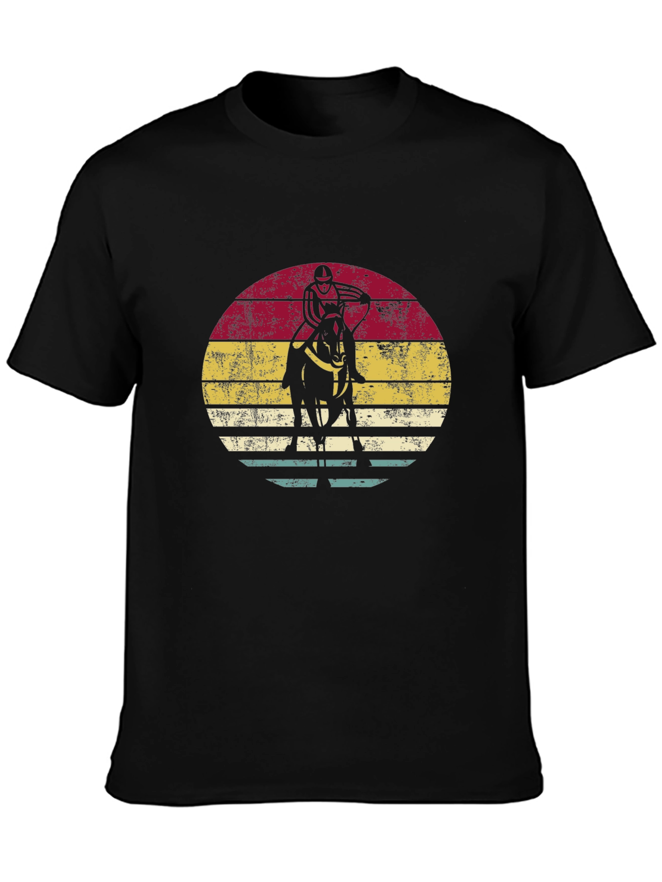 Retro Horse Jockey Graphic Tee