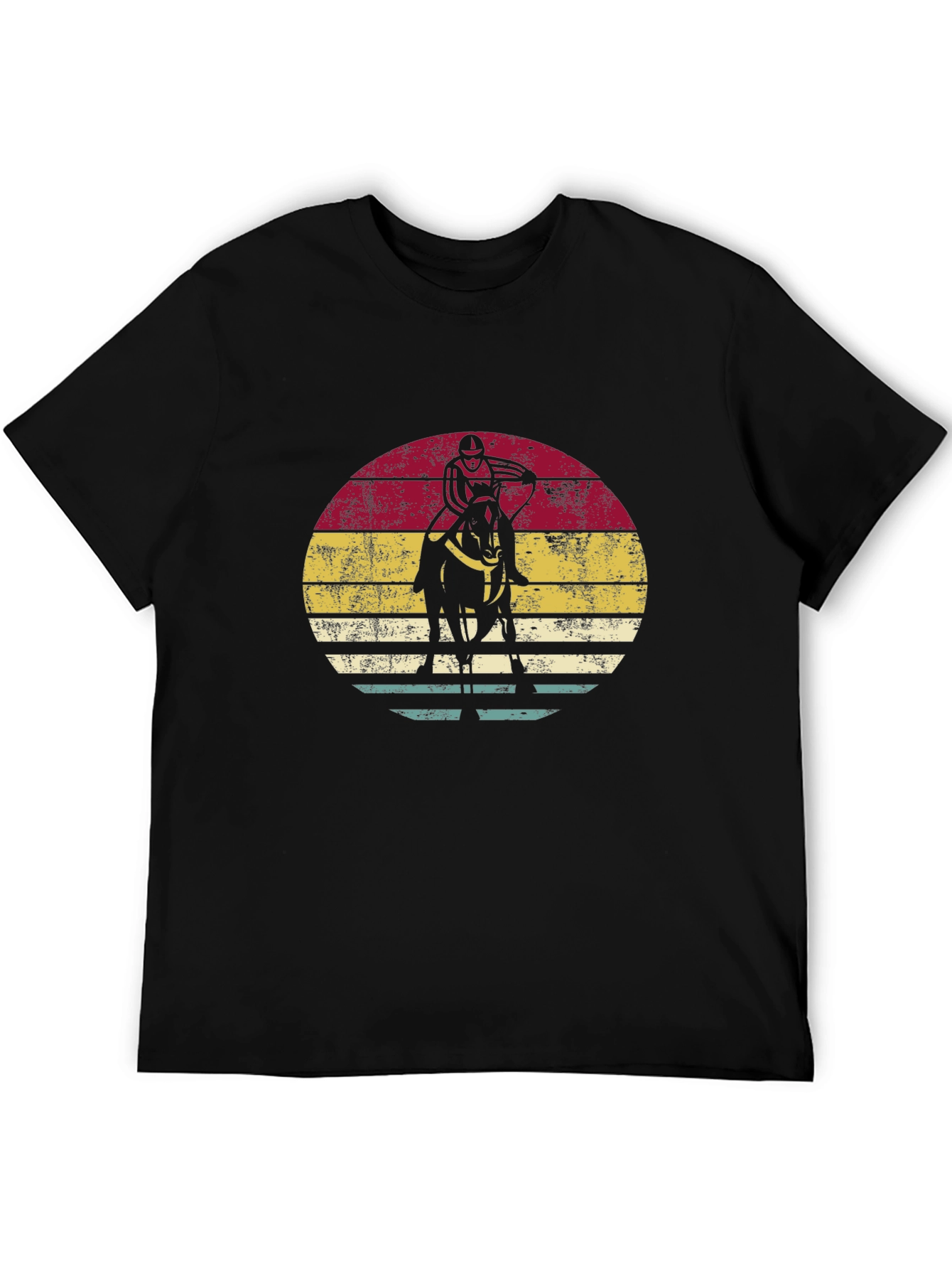Retro Horse Jockey Graphic Tee