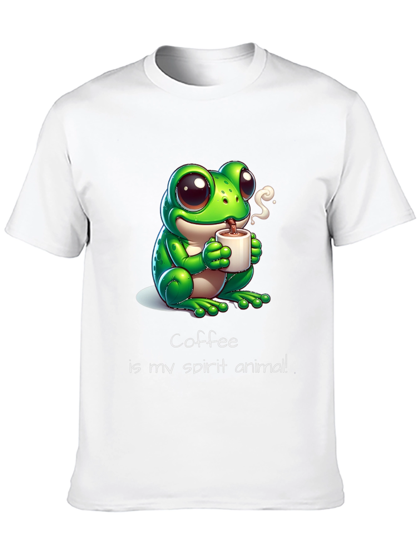 Coffee Frog T-Shirt - Spirit Animal Tee