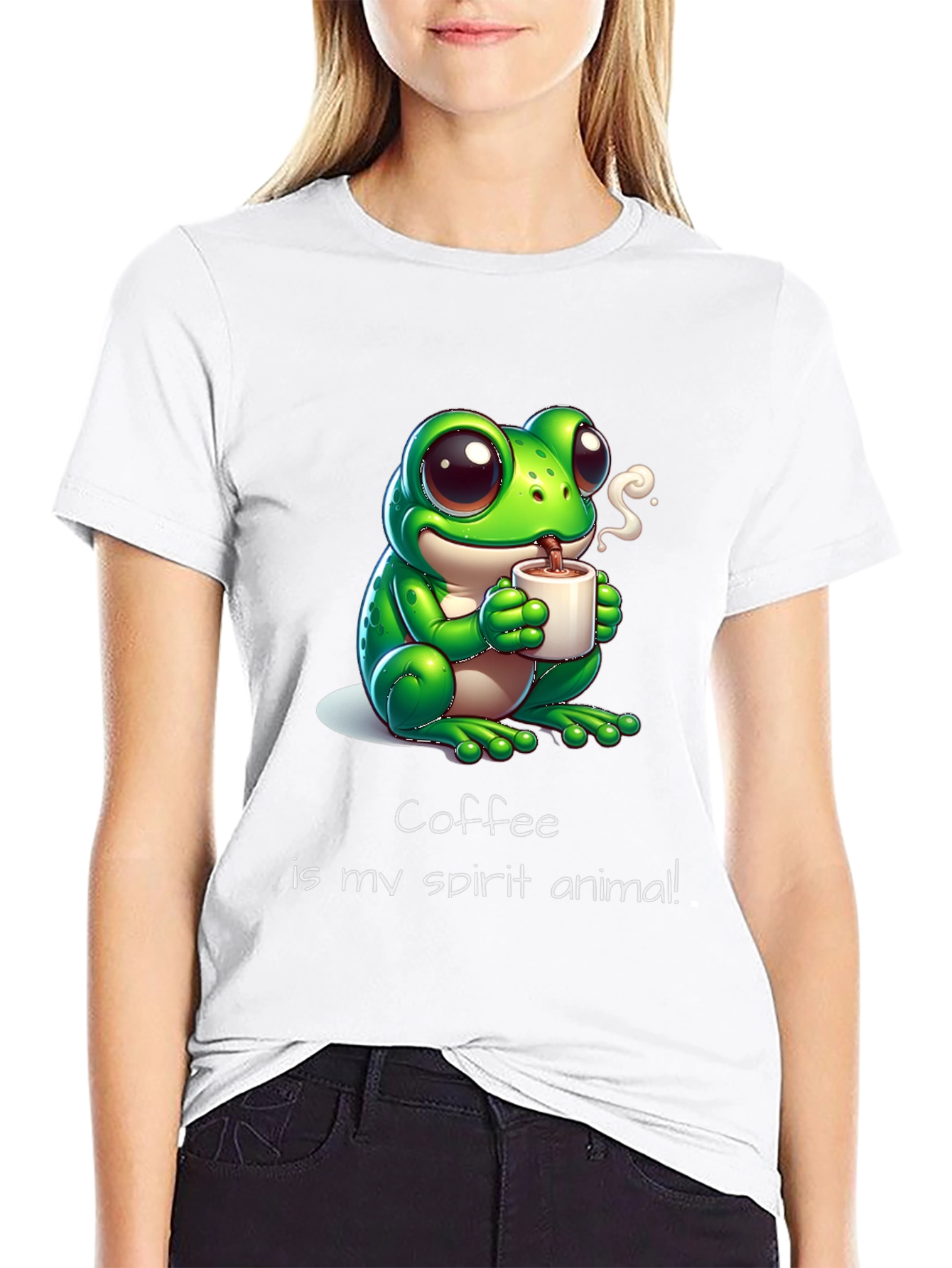 Coffee Frog T-Shirt - Spirit Animal Tee