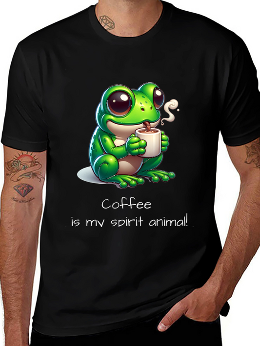 Coffee Frog T-Shirt - Spirit Animal Tee