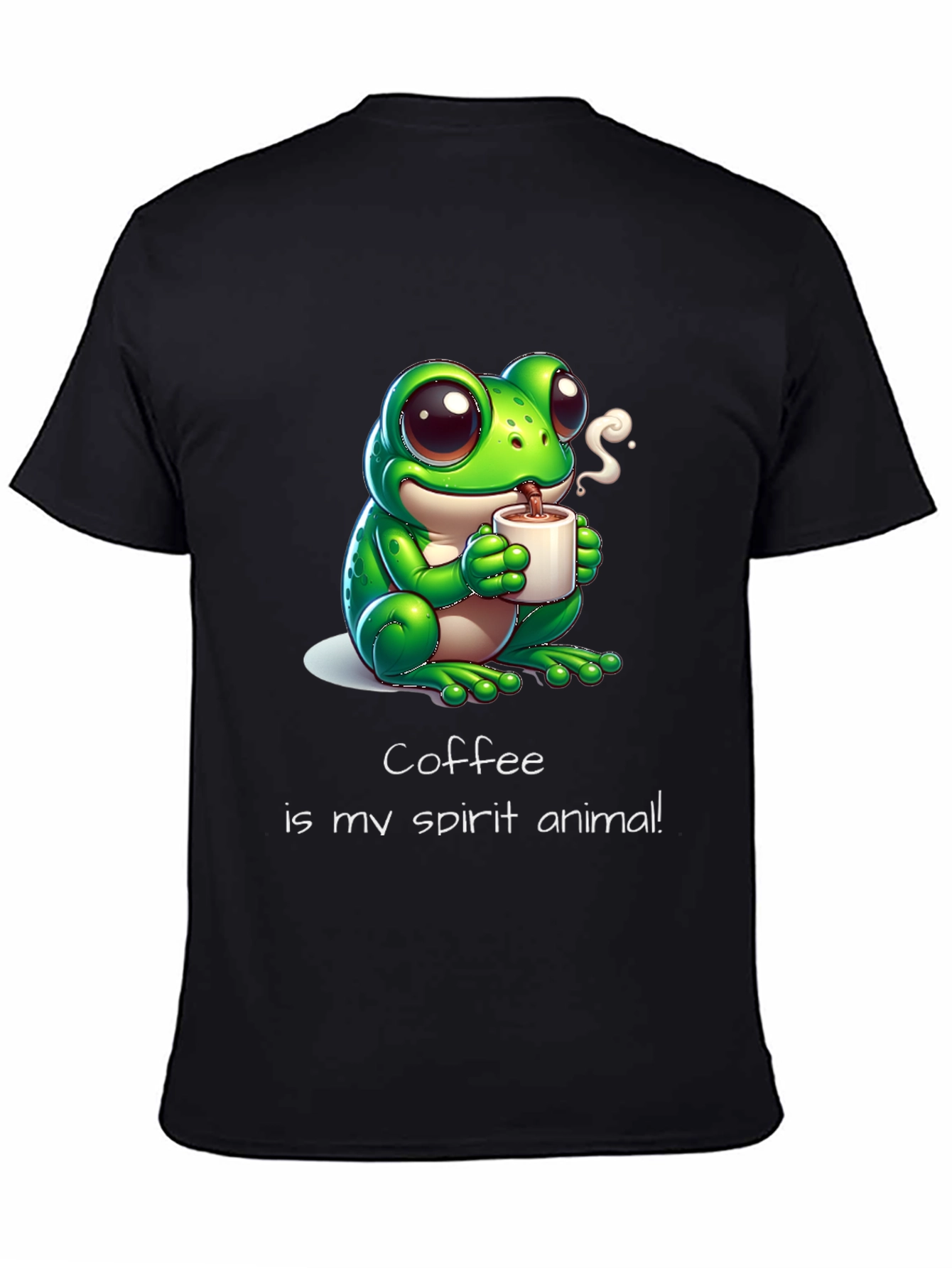 Coffee Frog T-Shirt - Spirit Animal Tee