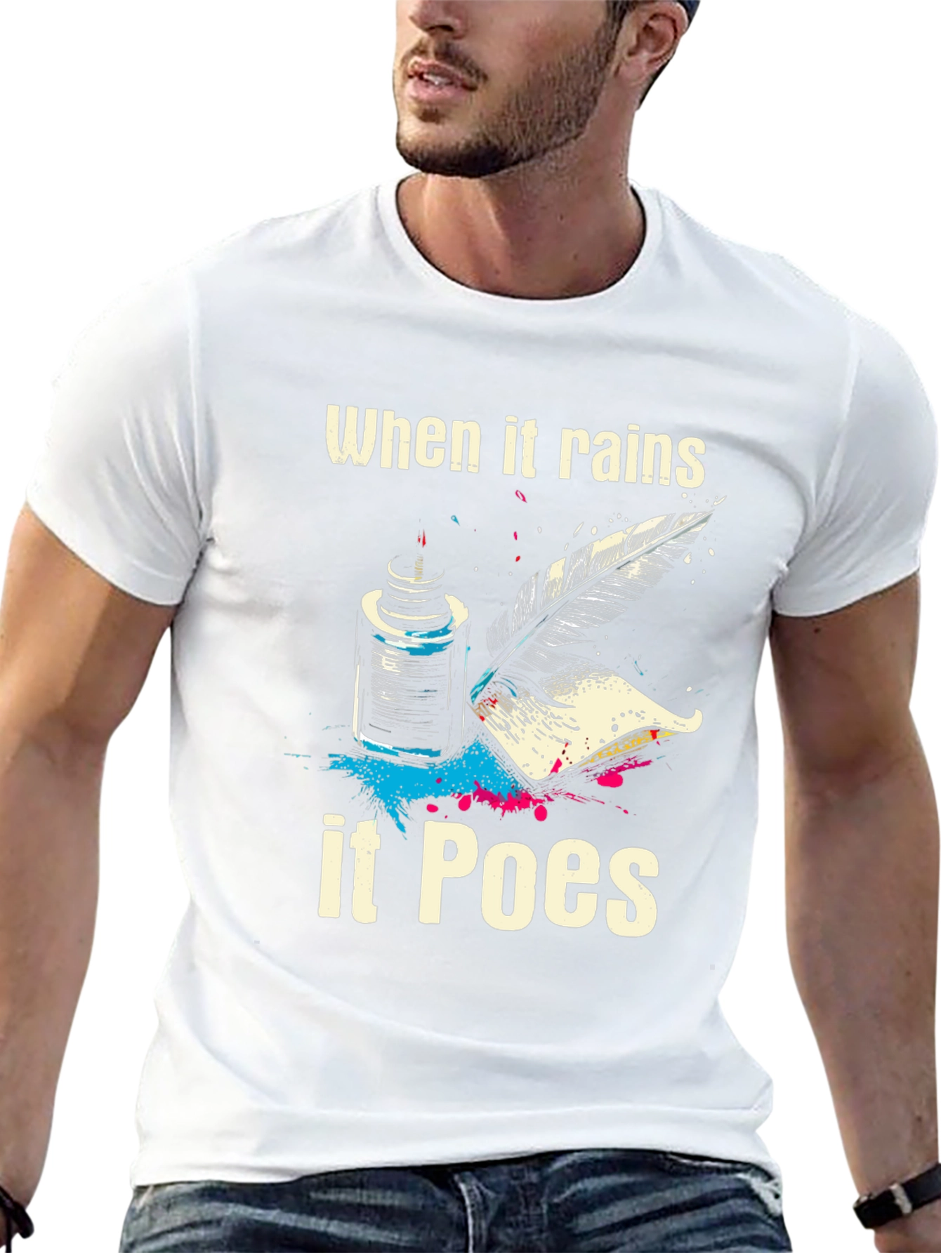 When It Rains It Poes T-Shirt