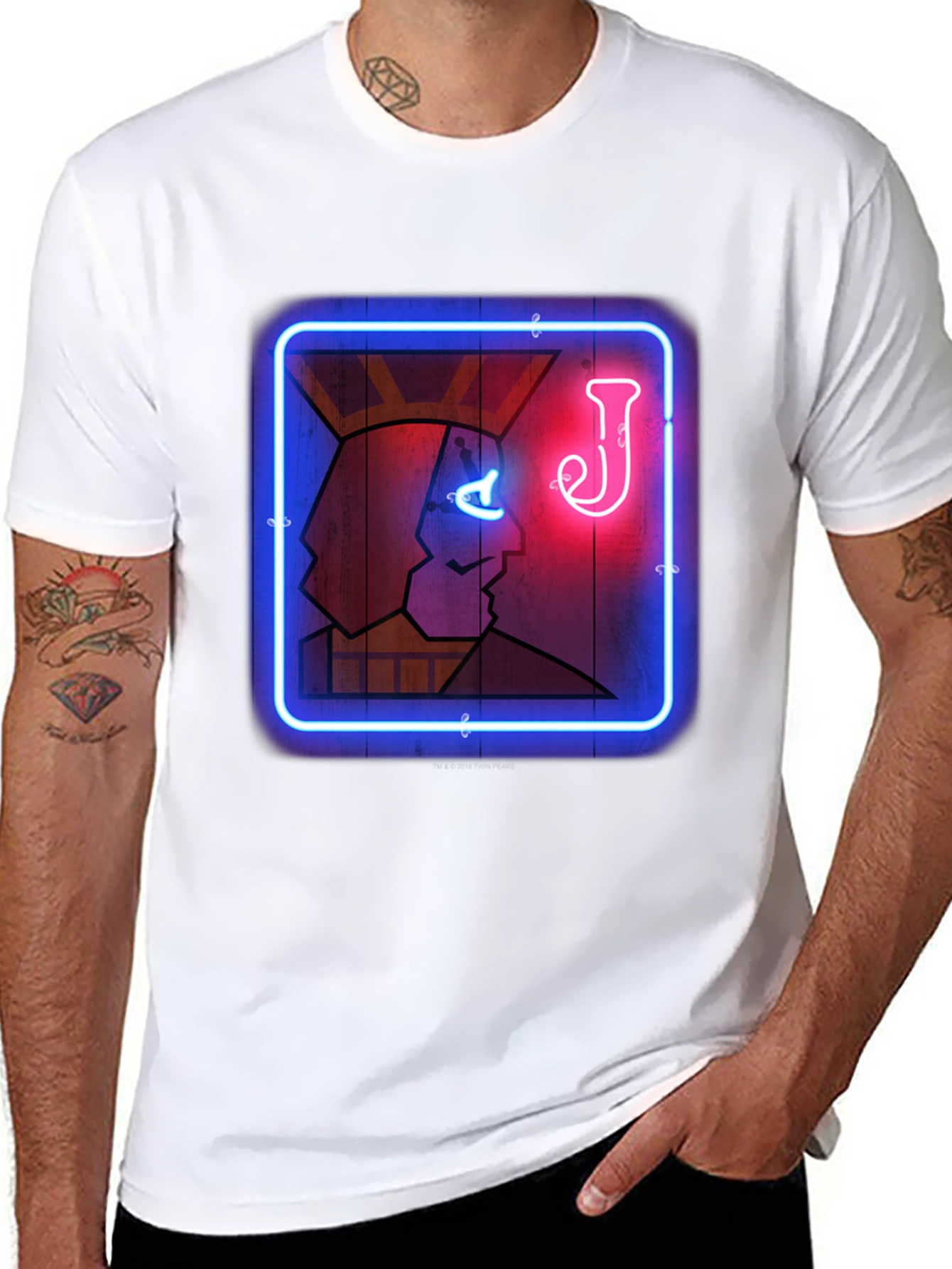 Neon Jack T-Shirt - Unique Graphic Tee