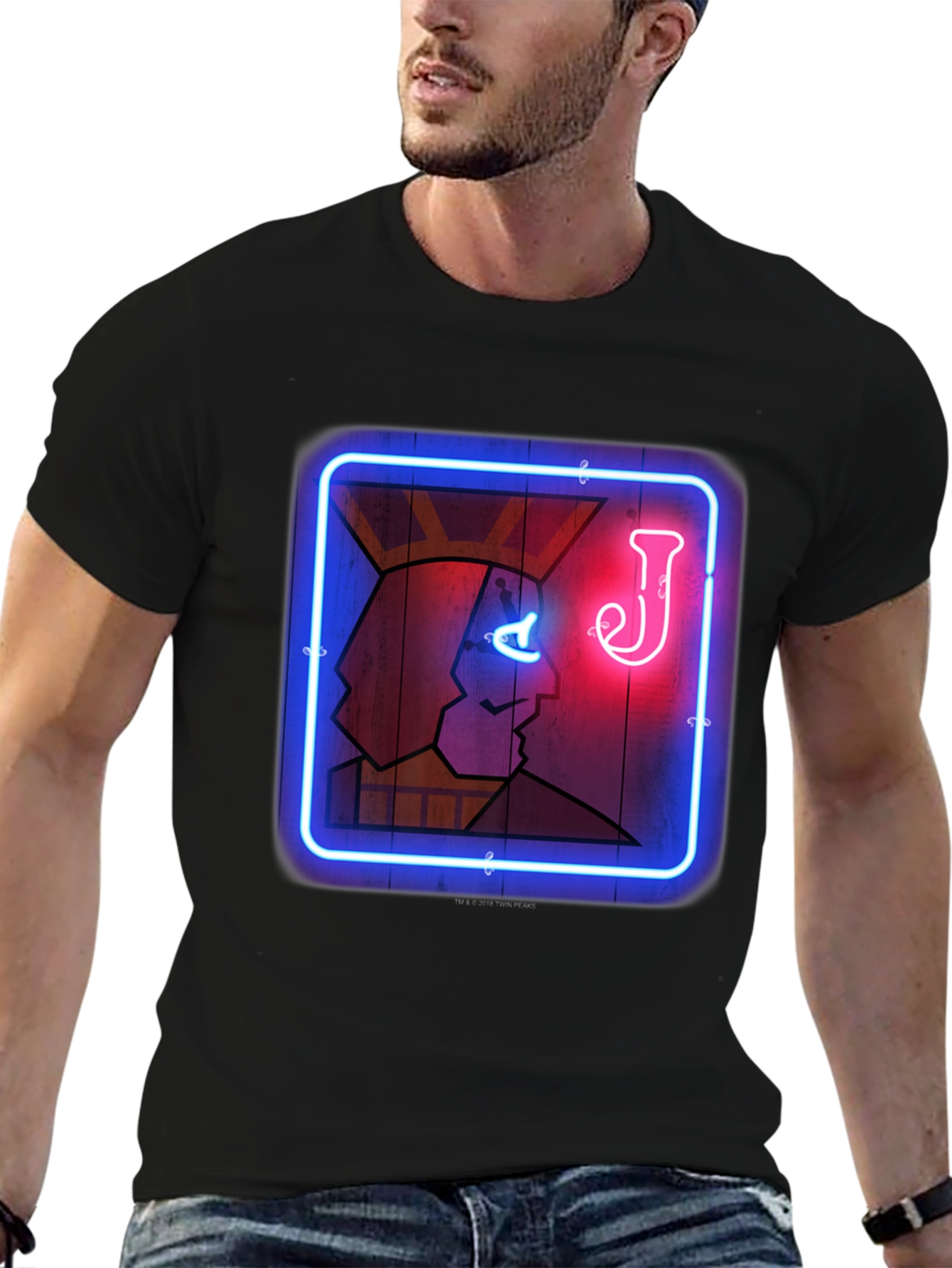 Neon Jack T-Shirt - Unique Graphic Tee