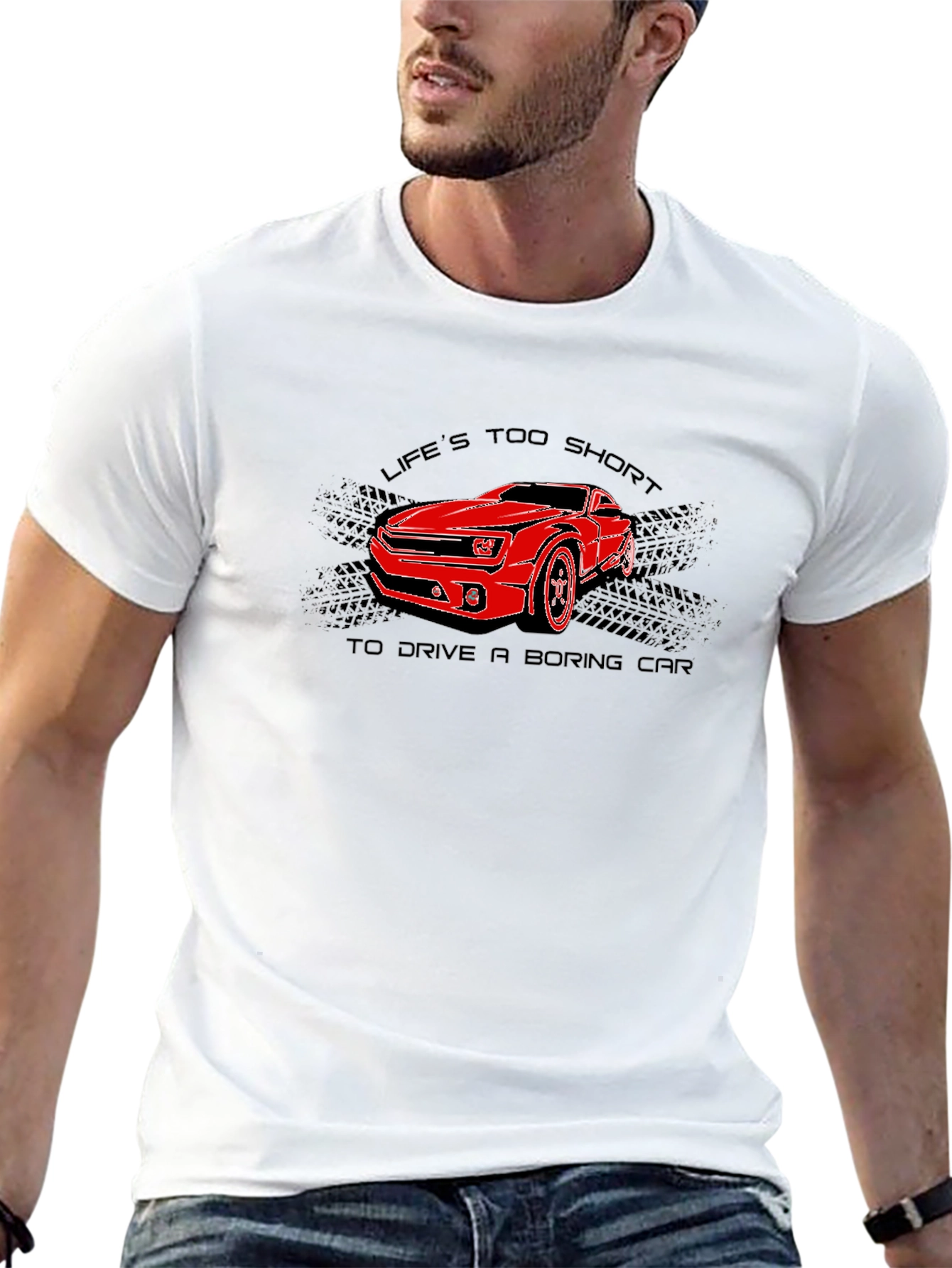 Lifes Too Short Car Graphic Tee
