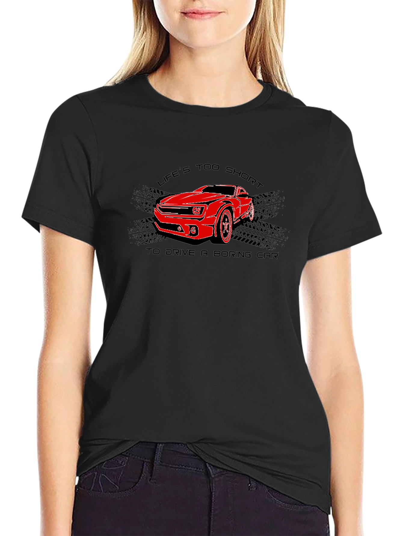 Lifes Too Short Car Graphic Tee