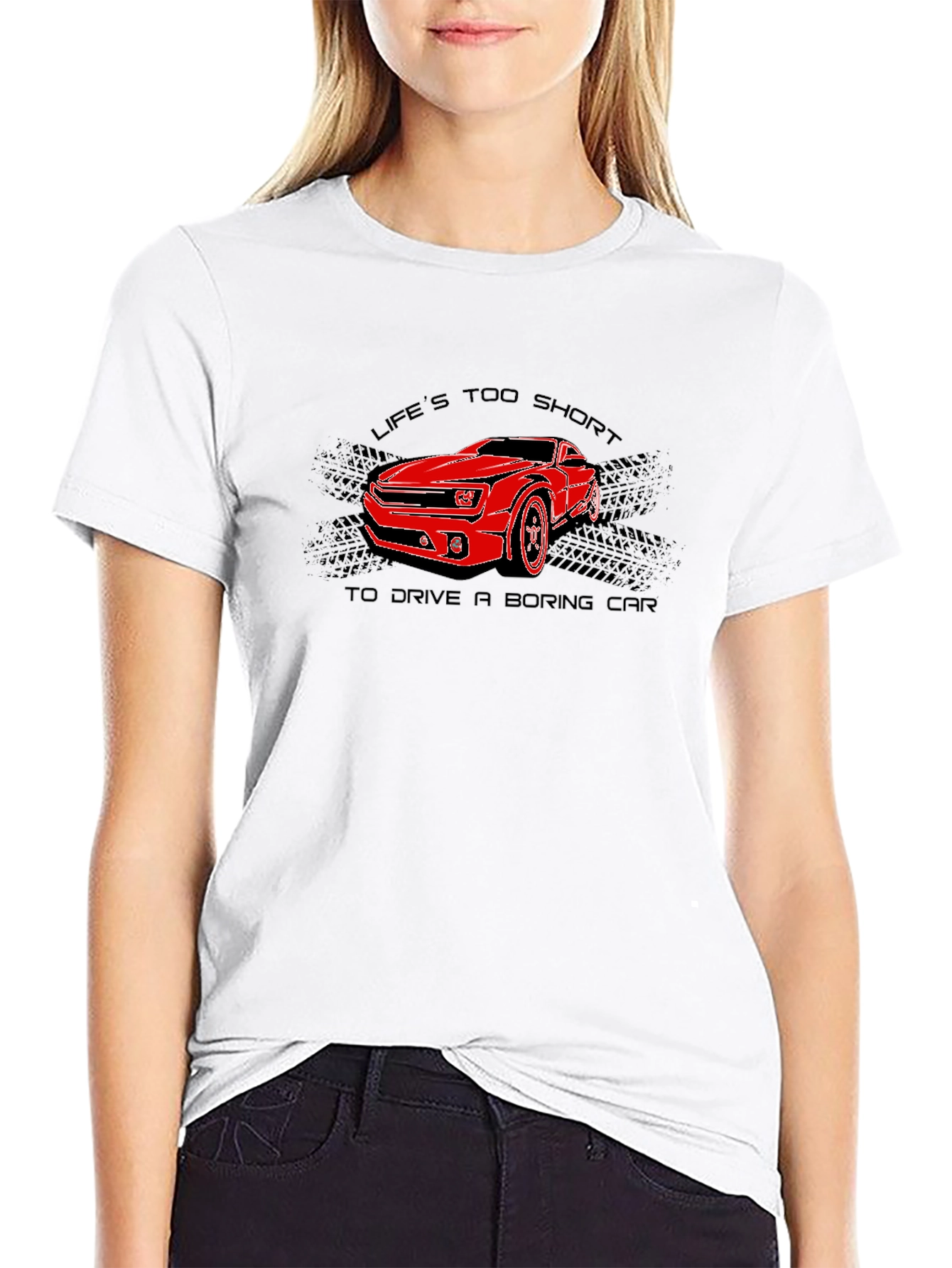 Lifes Too Short Car Graphic Tee