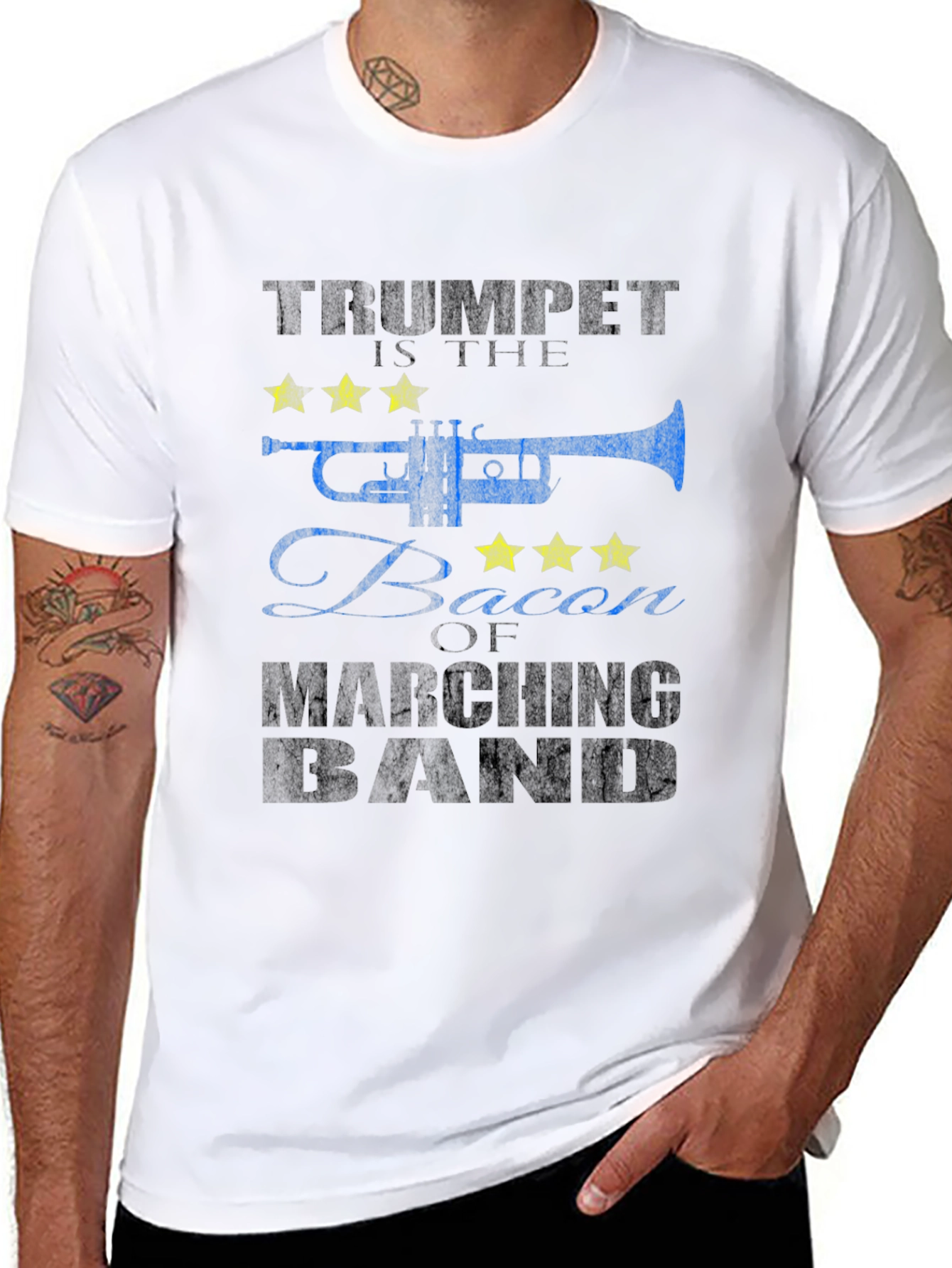 Trumpet is the Bacon of Marching Band T-Shirt
