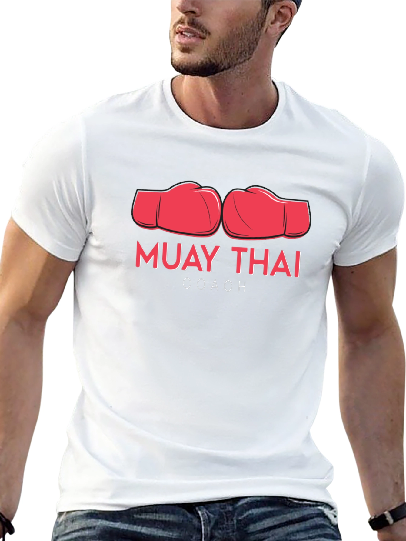 Muay Thai Coach T-Shirt - Boxing Design