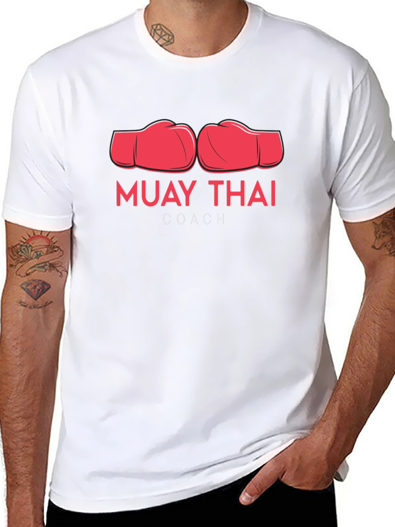 Muay Thai Coach T-Shirt - Boxing Design