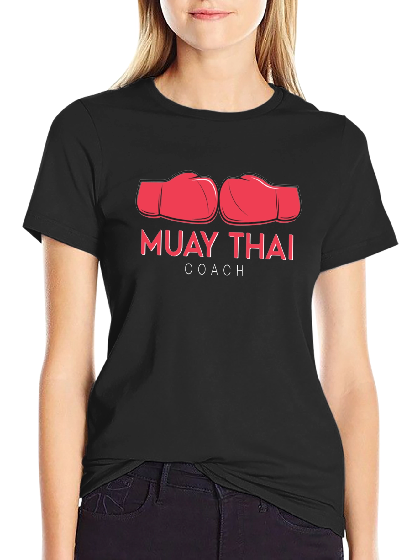 Muay Thai Coach T-Shirt - Boxing Design