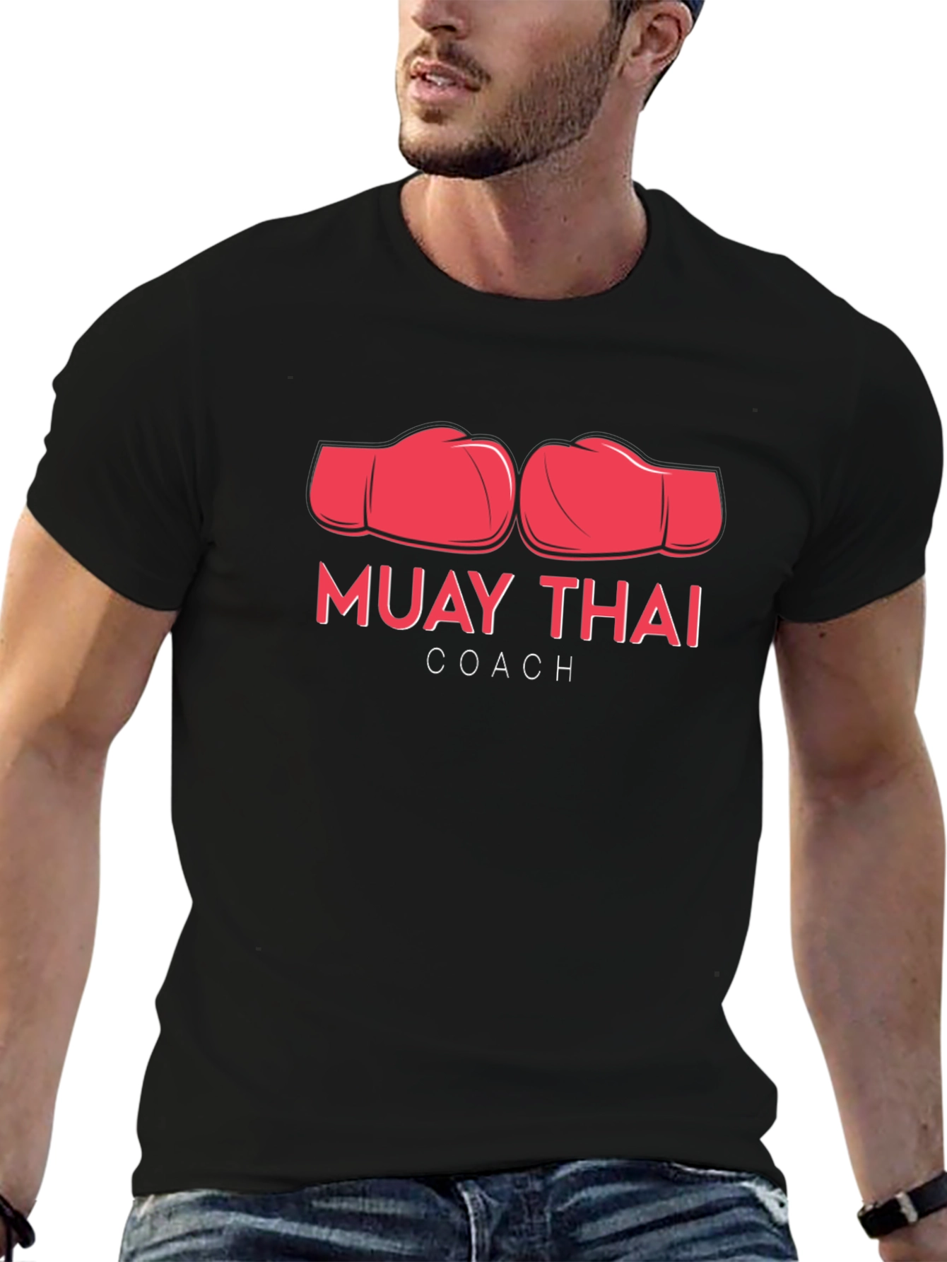 Muay Thai Coach T-Shirt - Boxing Design