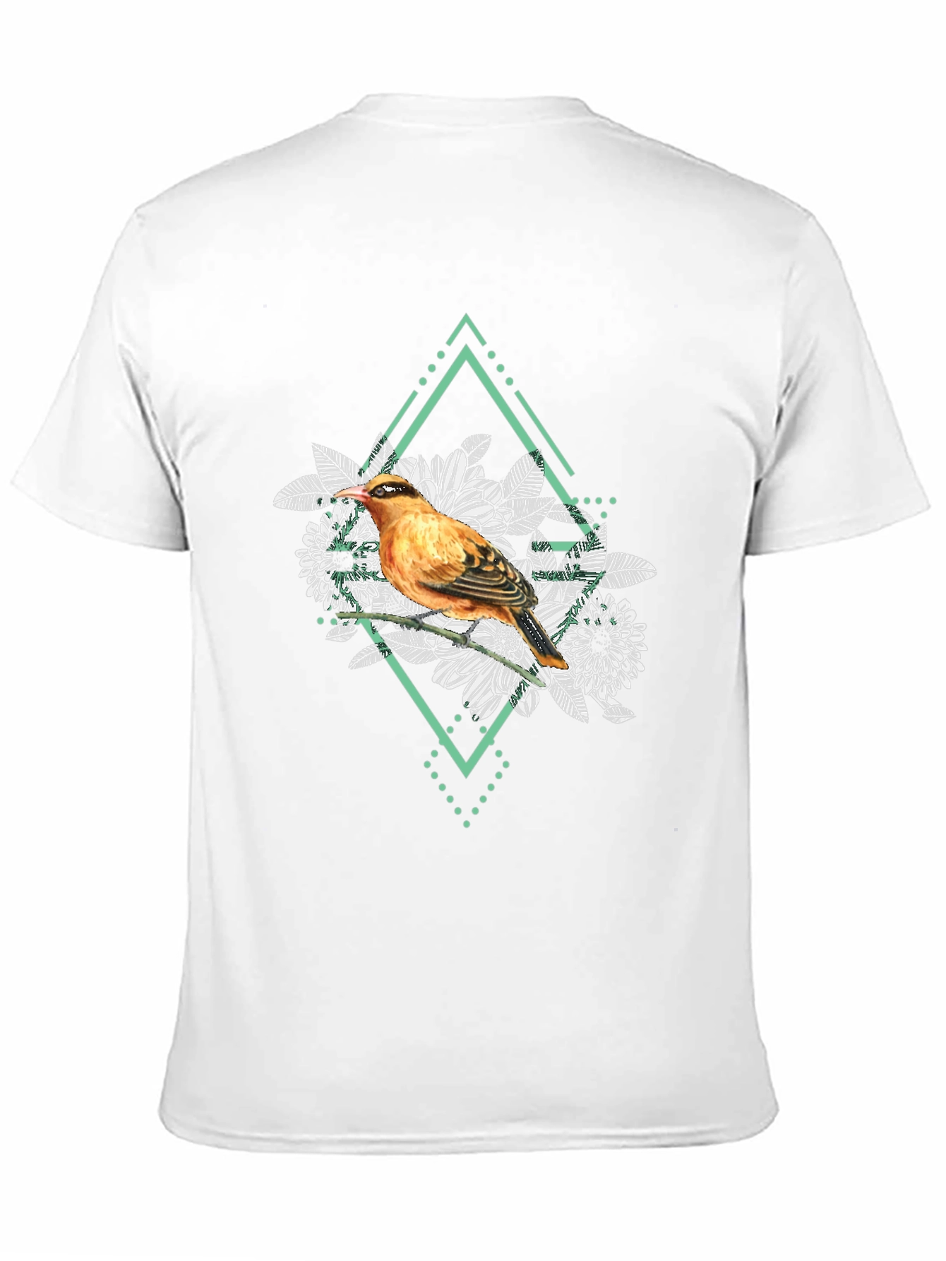 Bird and Floral Graphic Tee