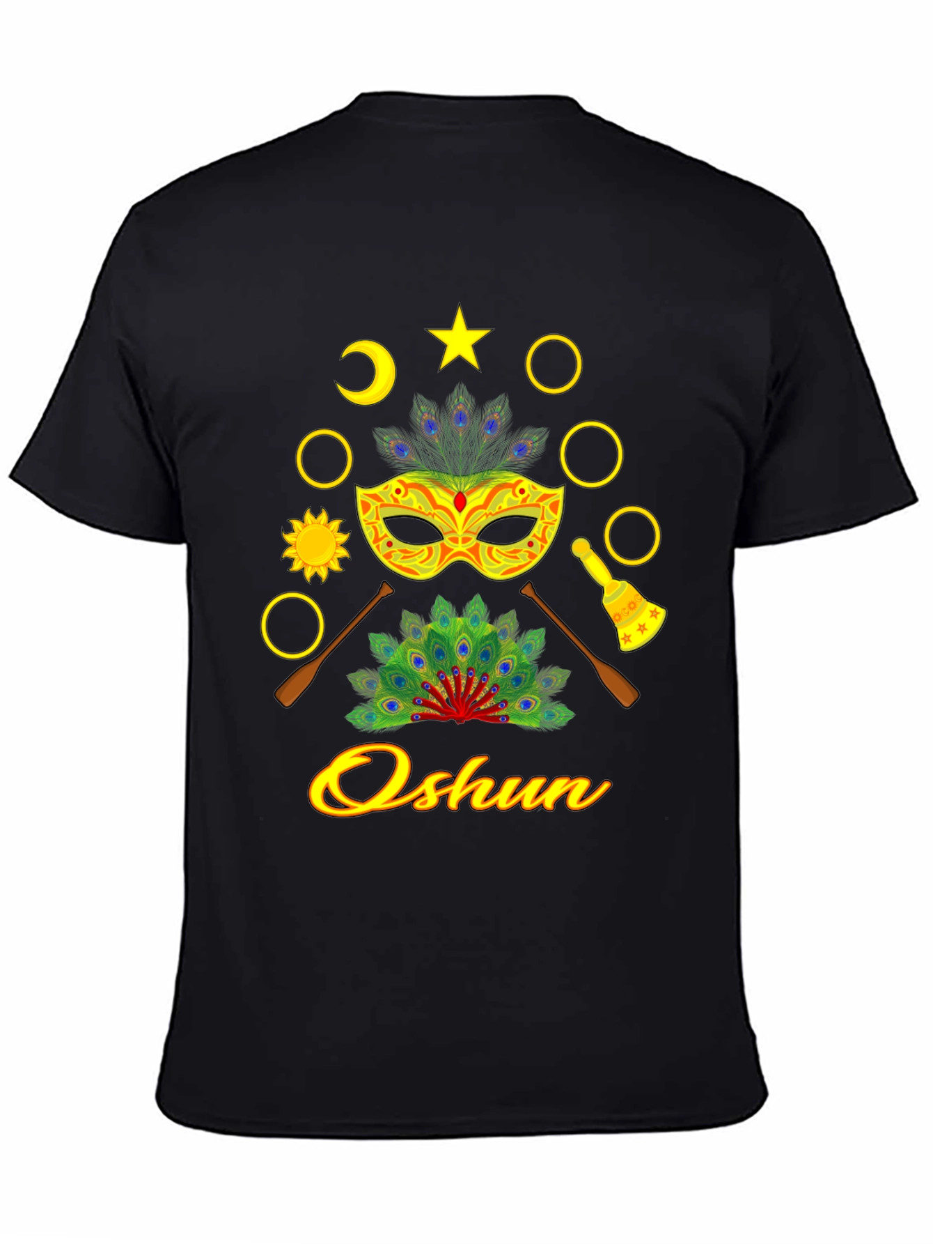 Oshun T-Shirt: African Orisha Inspired Design
