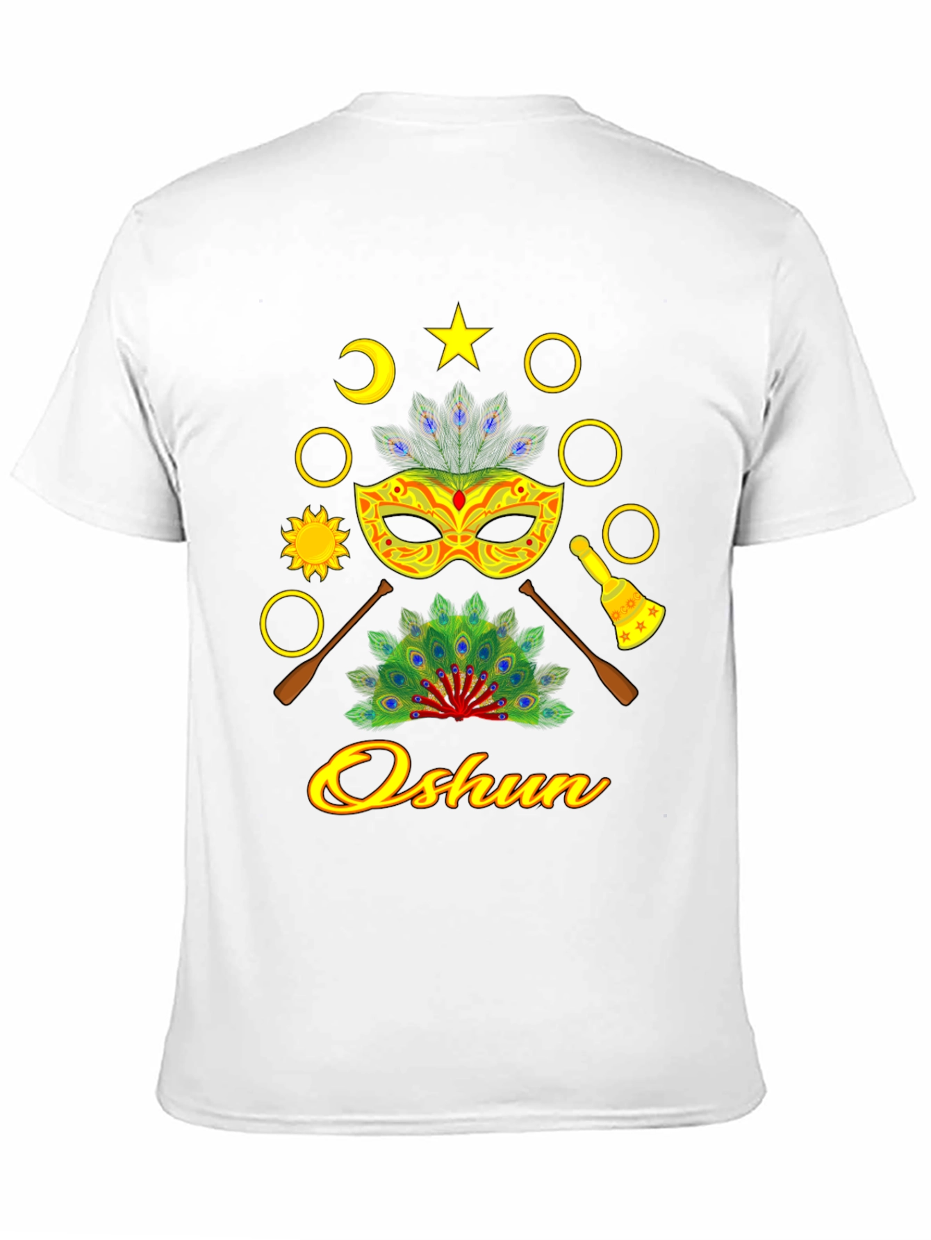 Oshun T-Shirt: African Orisha Inspired Design