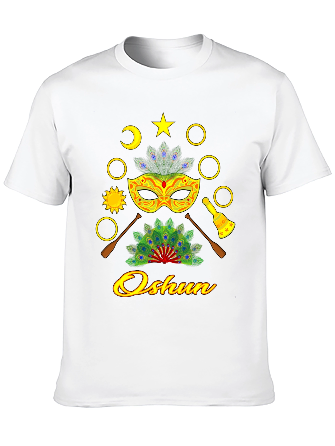 Oshun T-Shirt: African Orisha Inspired Design