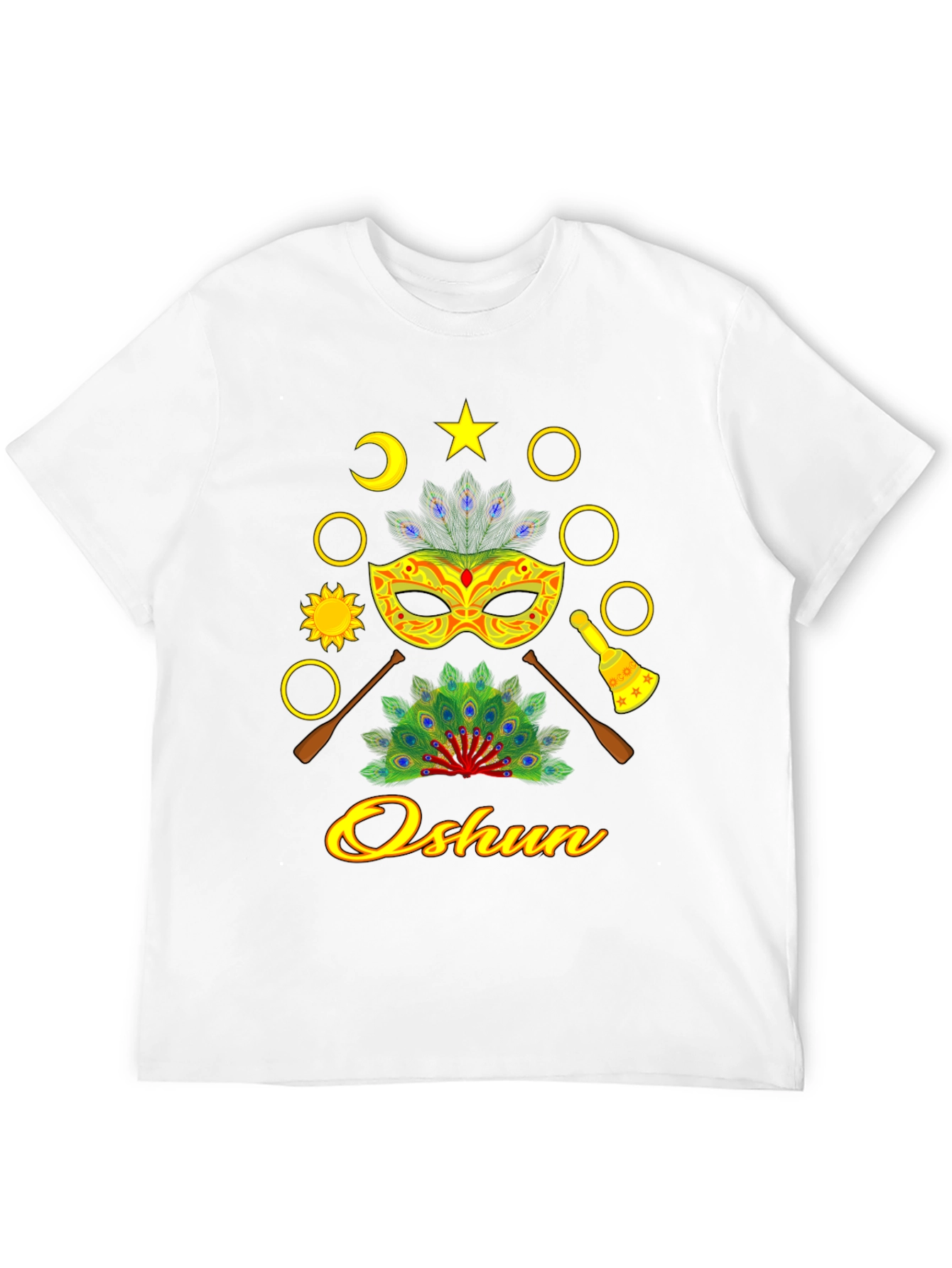 Oshun T-Shirt: African Orisha Inspired Design