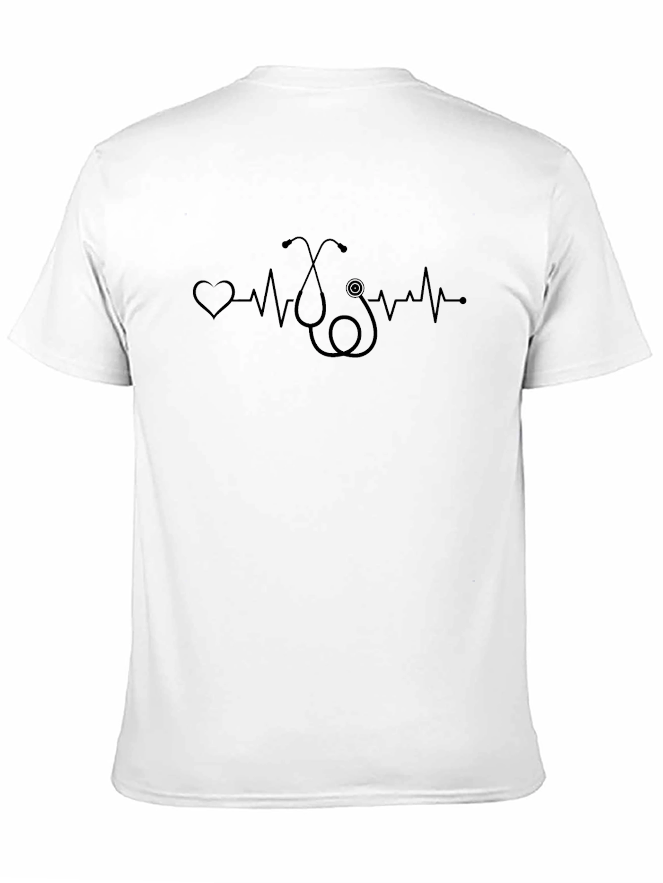 Stethoscope Heartbeat Graphic Tee - Unisex