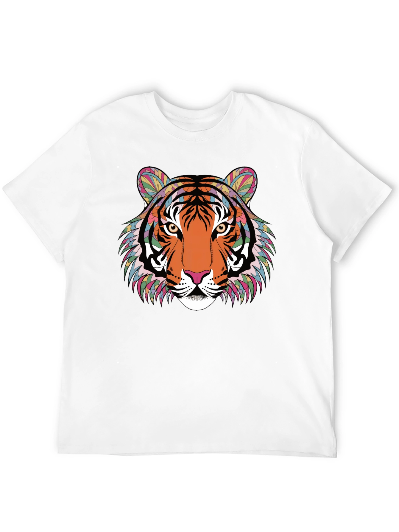 Bold Tiger Graphic Tee - Statement Piece