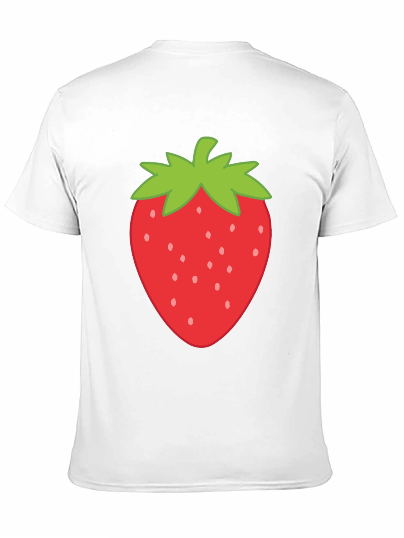 Strawberry Graphic Print Crew Neck T-Shirt