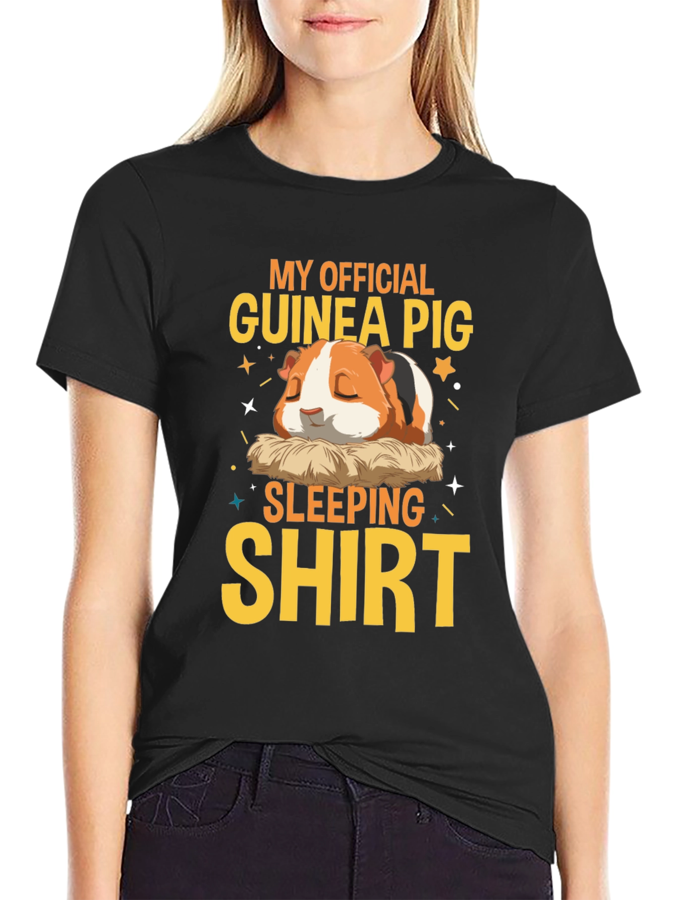 Guinea Pig Sleeping Shirt - Official Tee