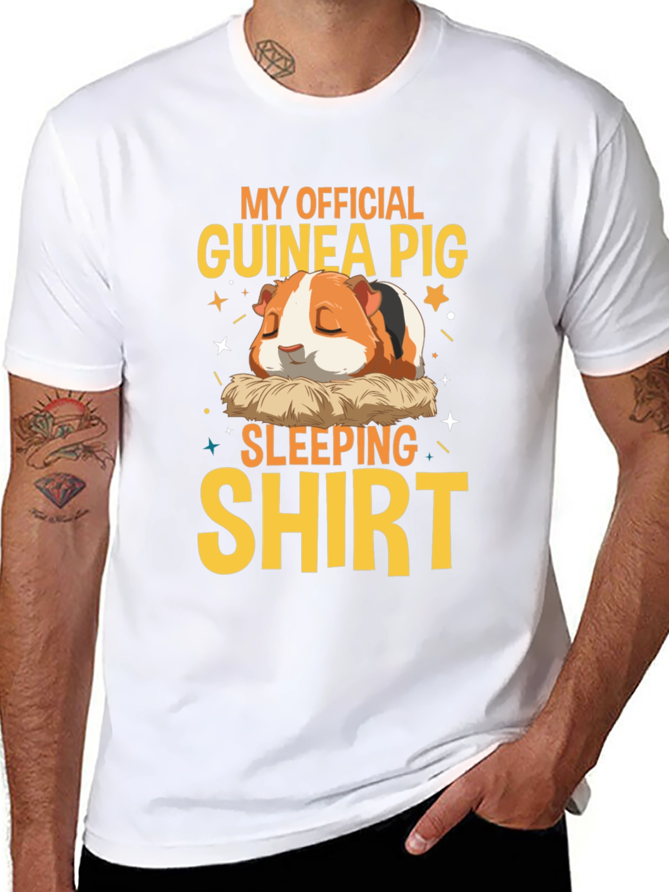 Guinea Pig Sleeping Shirt - Official Tee