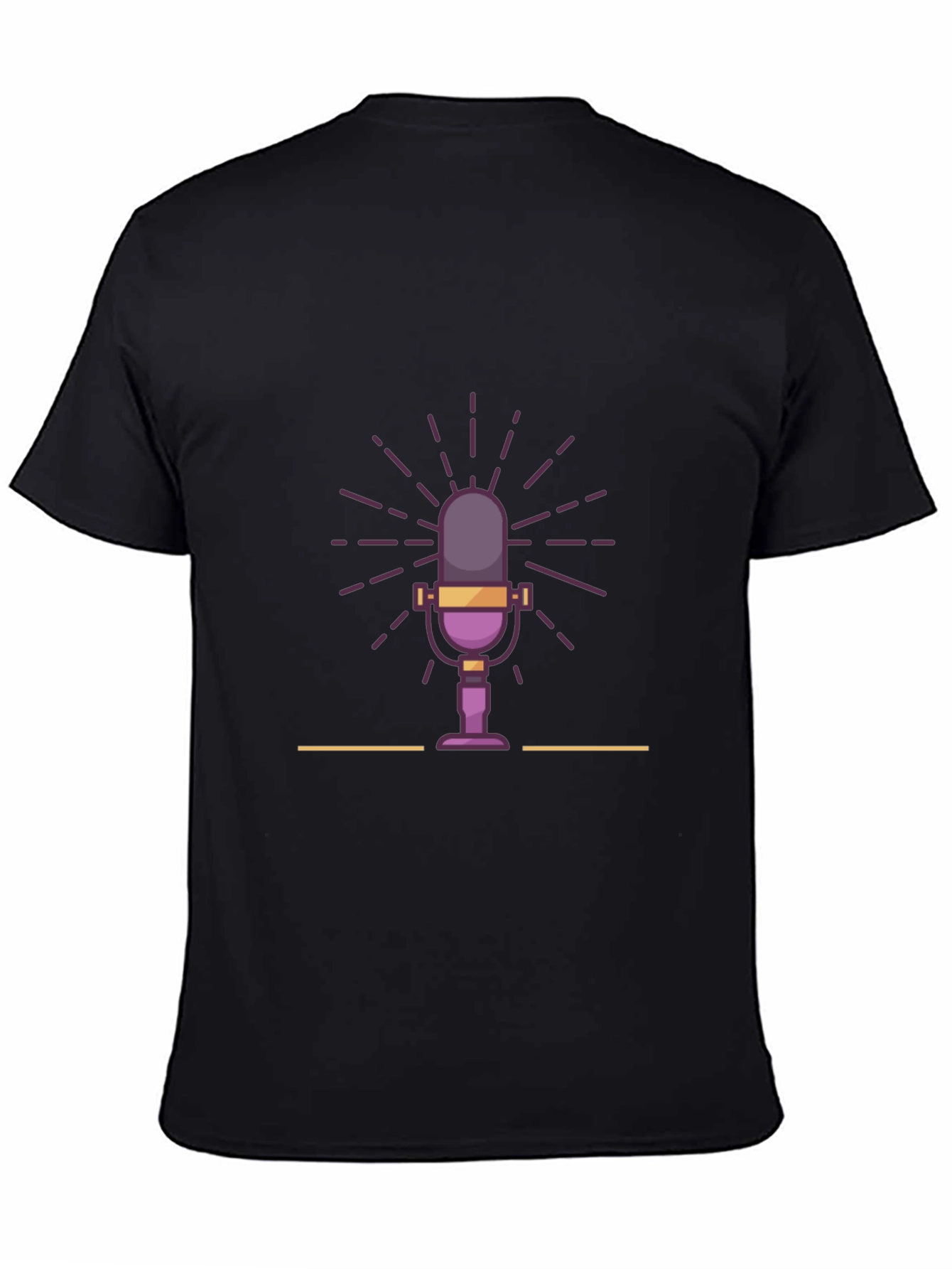 Retro Microphone Graphic T-Shirt