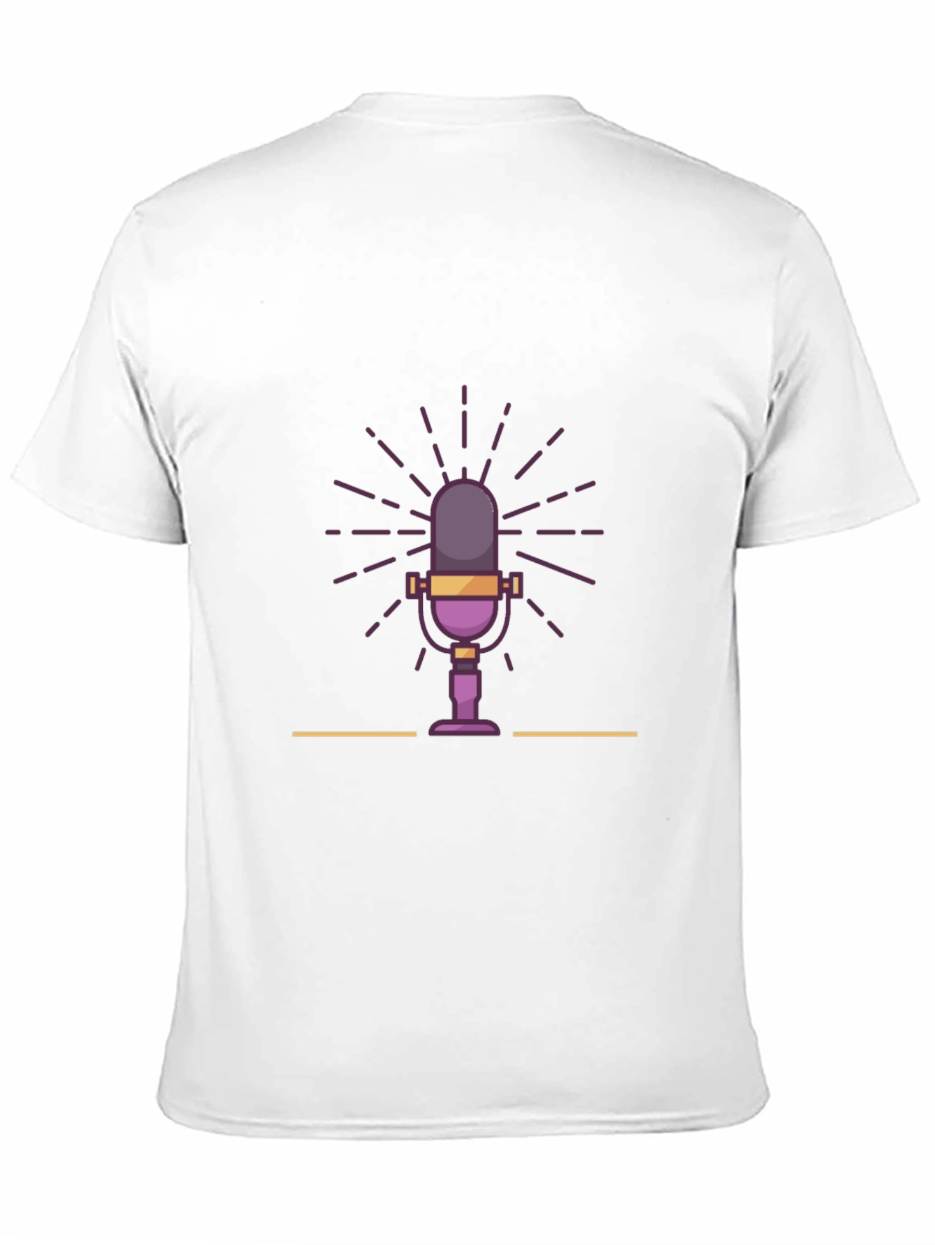 Retro Microphone Graphic T-Shirt
