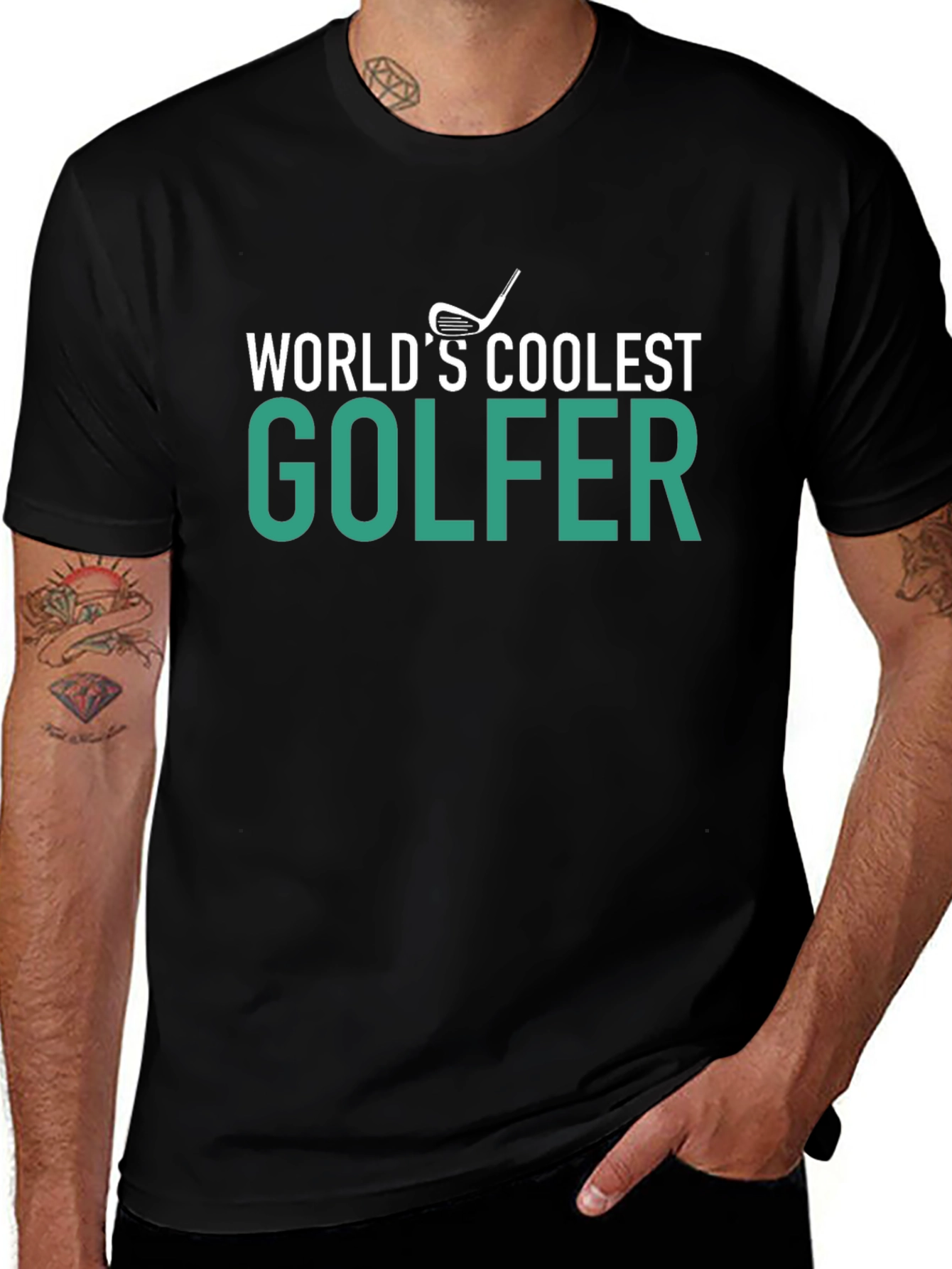 Worlds Coolest Golfer Tee - Golf Lovers Gift