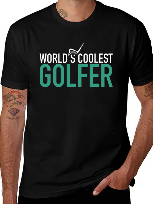 Worlds Coolest Golfer Tee - Golf Lovers Gift
