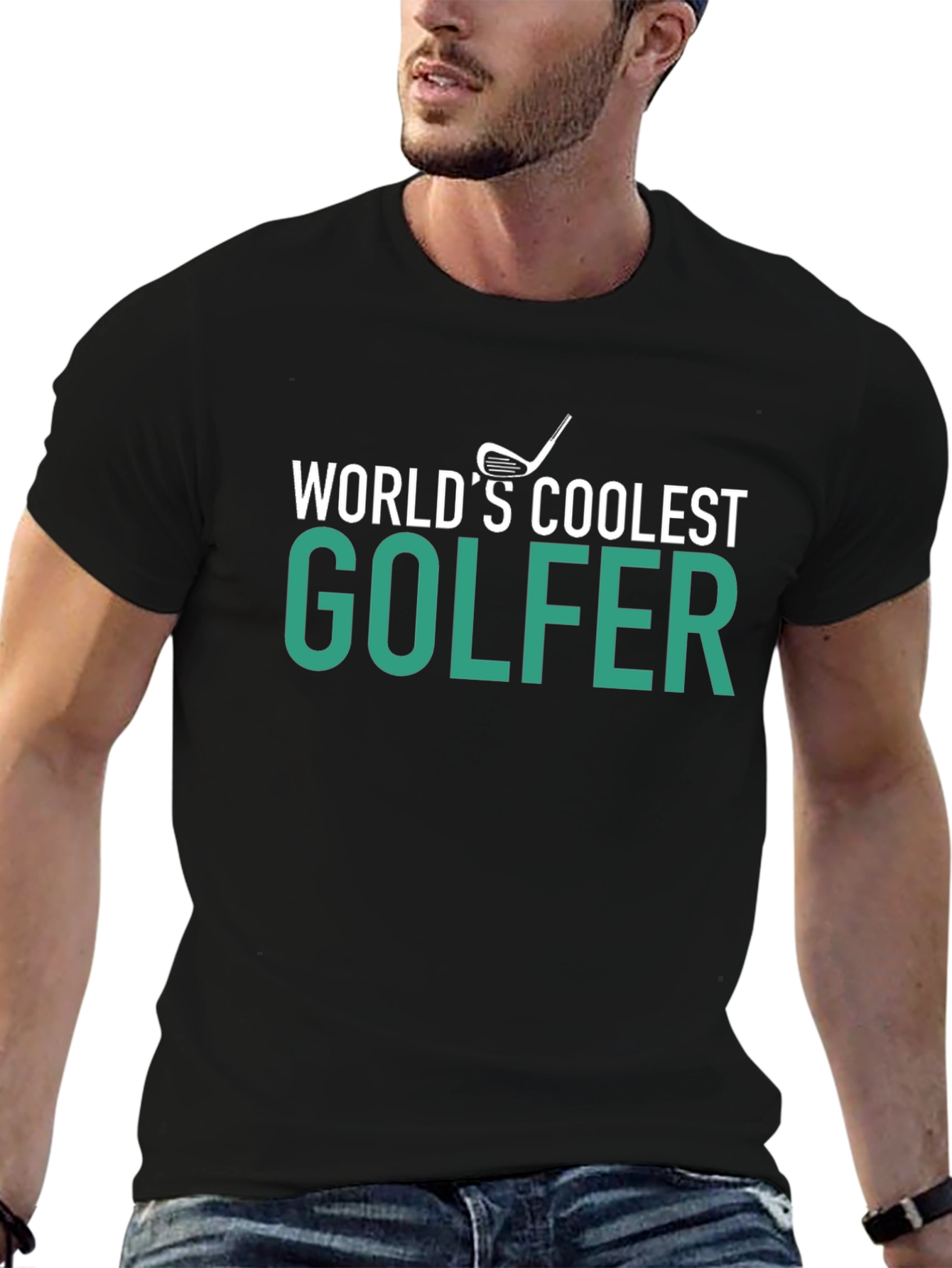 Worlds Coolest Golfer Tee - Golf Lovers Gift