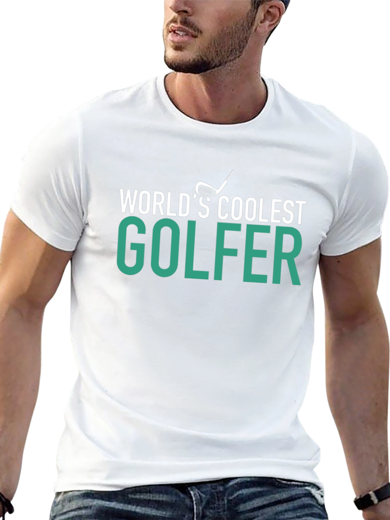 Worlds Coolest Golfer Tee - Golf Lovers Gift