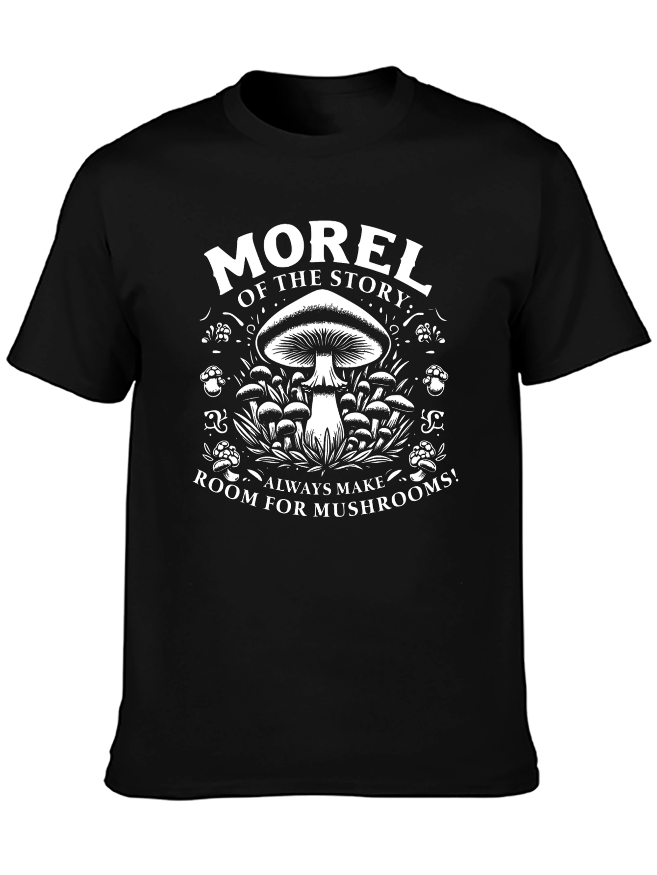 Morel of the Story Mushroom Graphic Tee
