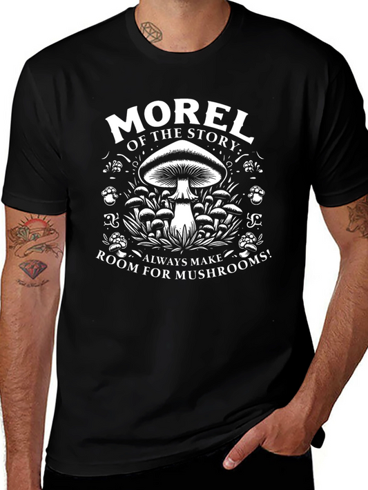 Morel of the Story Mushroom Graphic Tee