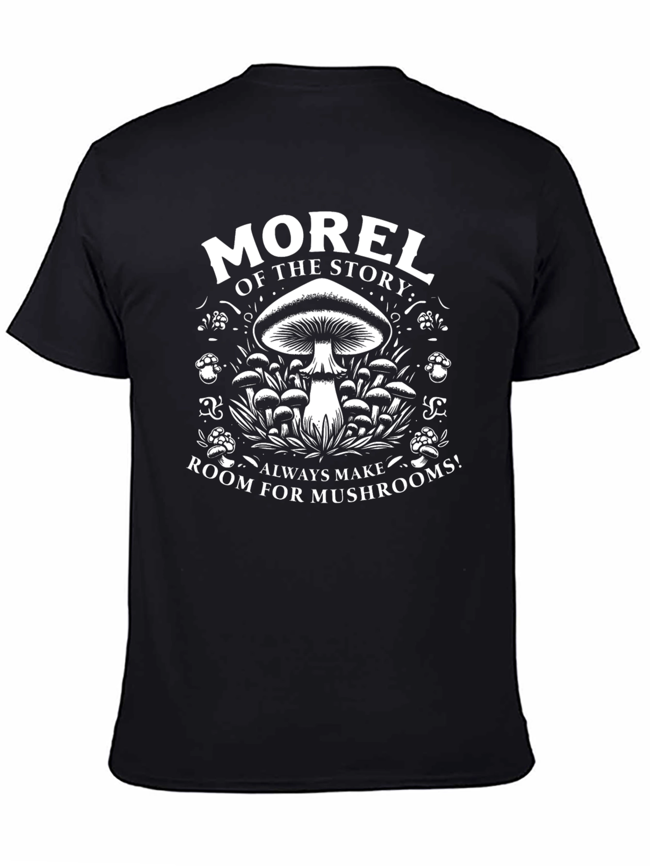 Morel of the Story Mushroom Graphic Tee