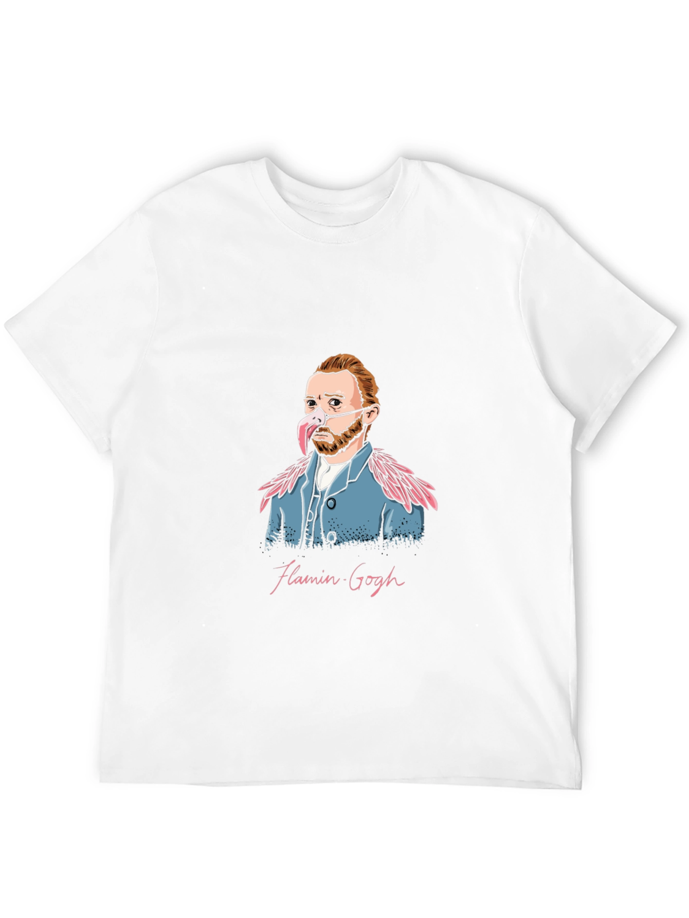 Flamin Gogh Black T-Shirt - Artistic Humor