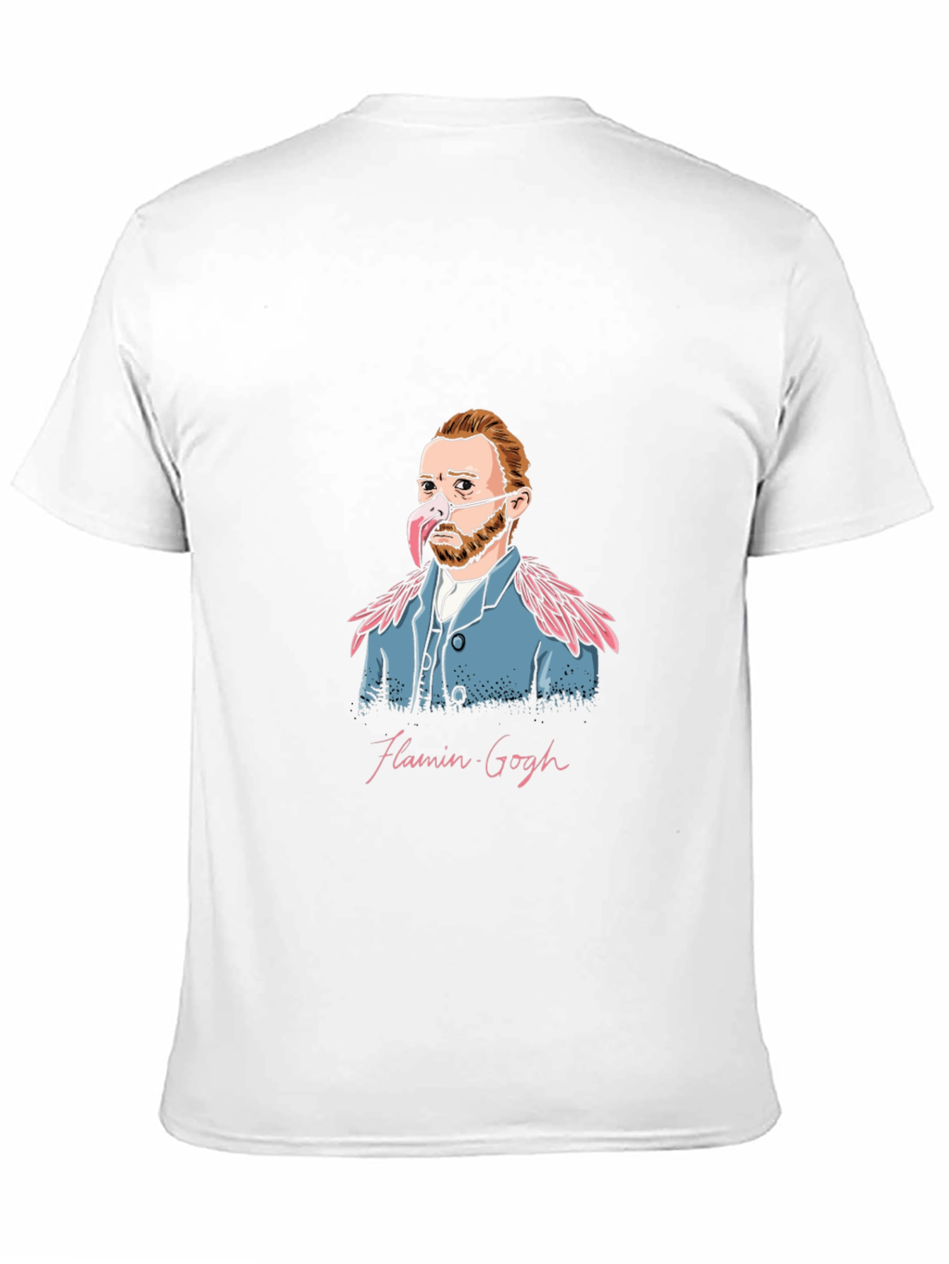 Flamin Gogh Black T-Shirt - Artistic Humor