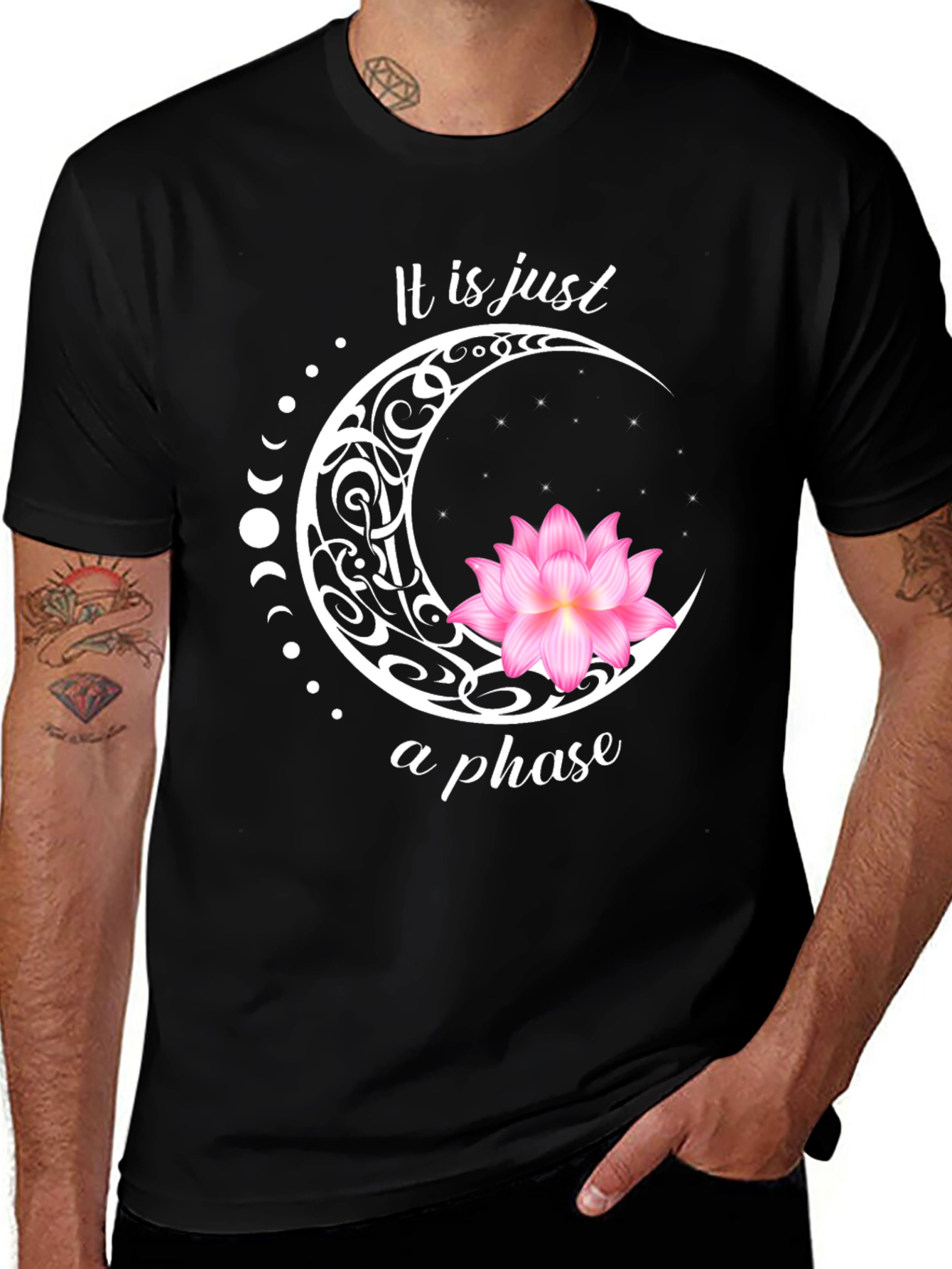 It is just a phase moon phase tee