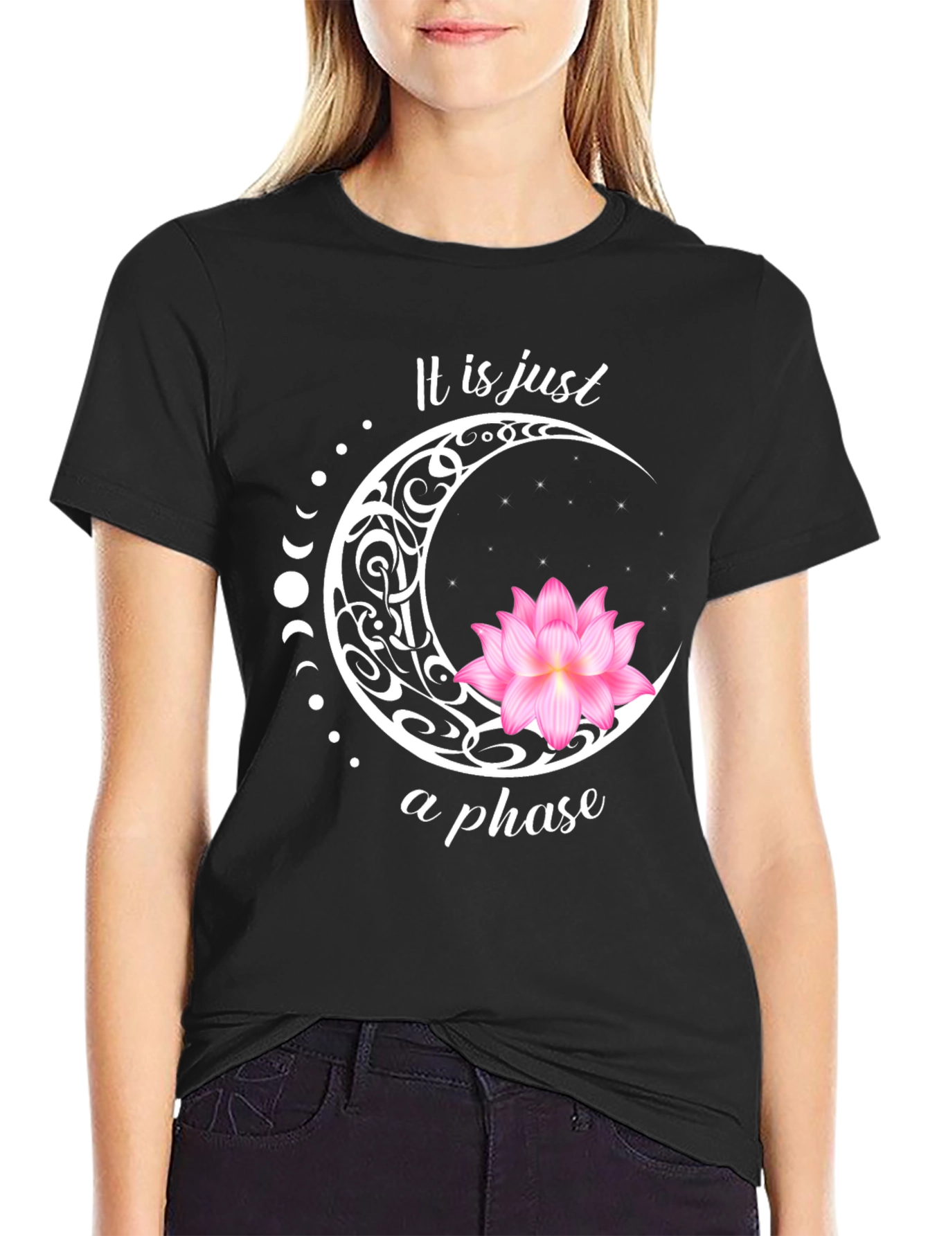 It is just a phase moon phase tee