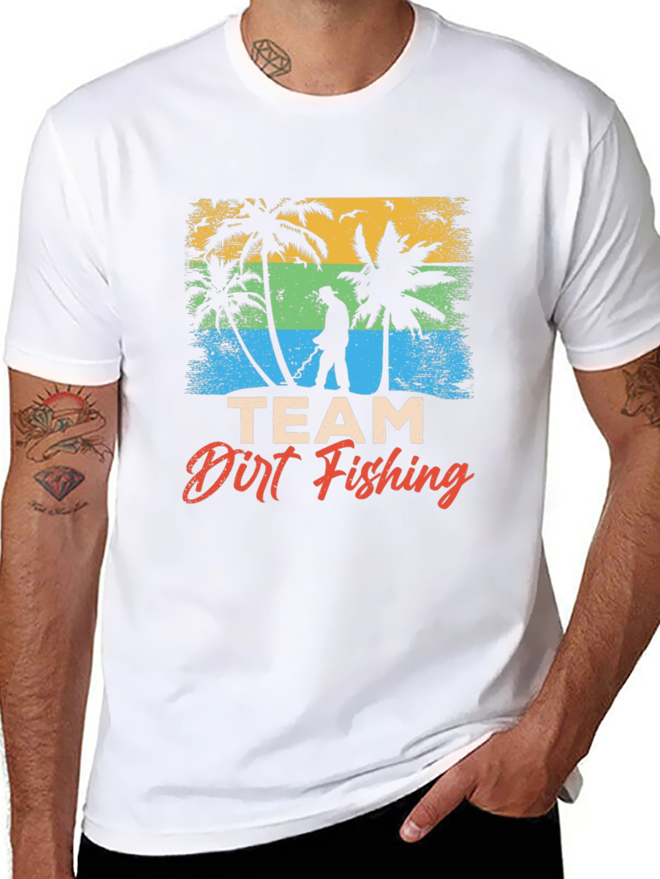 Team Dirt Fishing T-Shirt - Beach Metal Detecting Tee