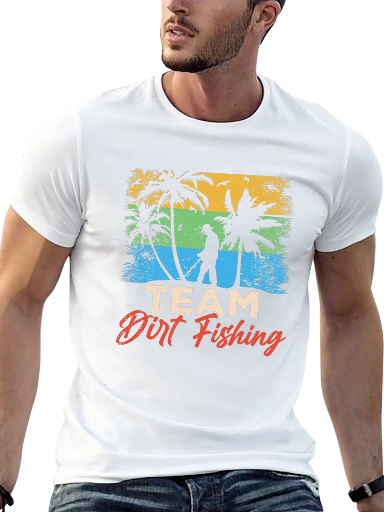 Team Dirt Fishing T-Shirt - Beach Metal Detecting Tee
