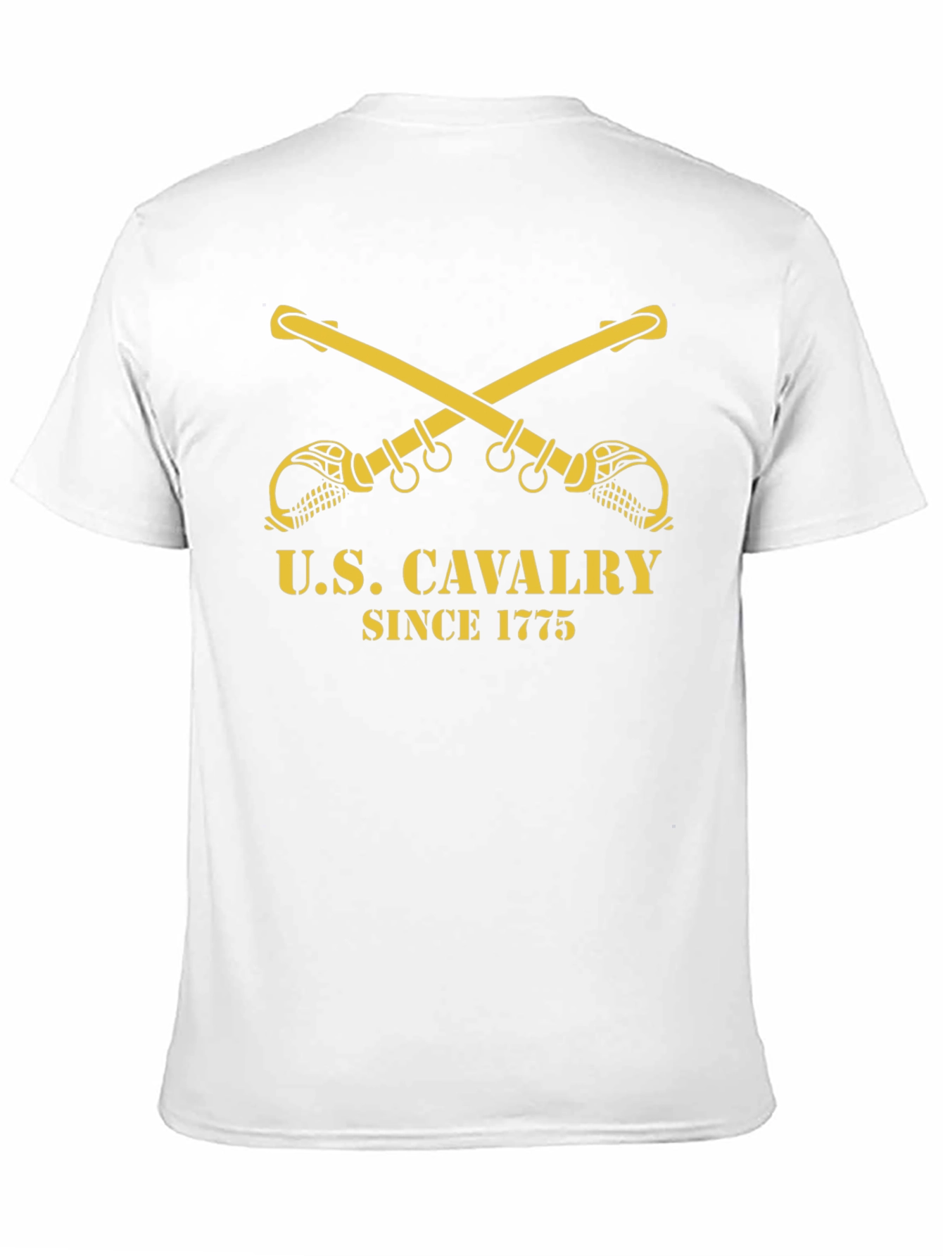 U.S. Cavalry Since 1775 Black Graphic T-Shirt