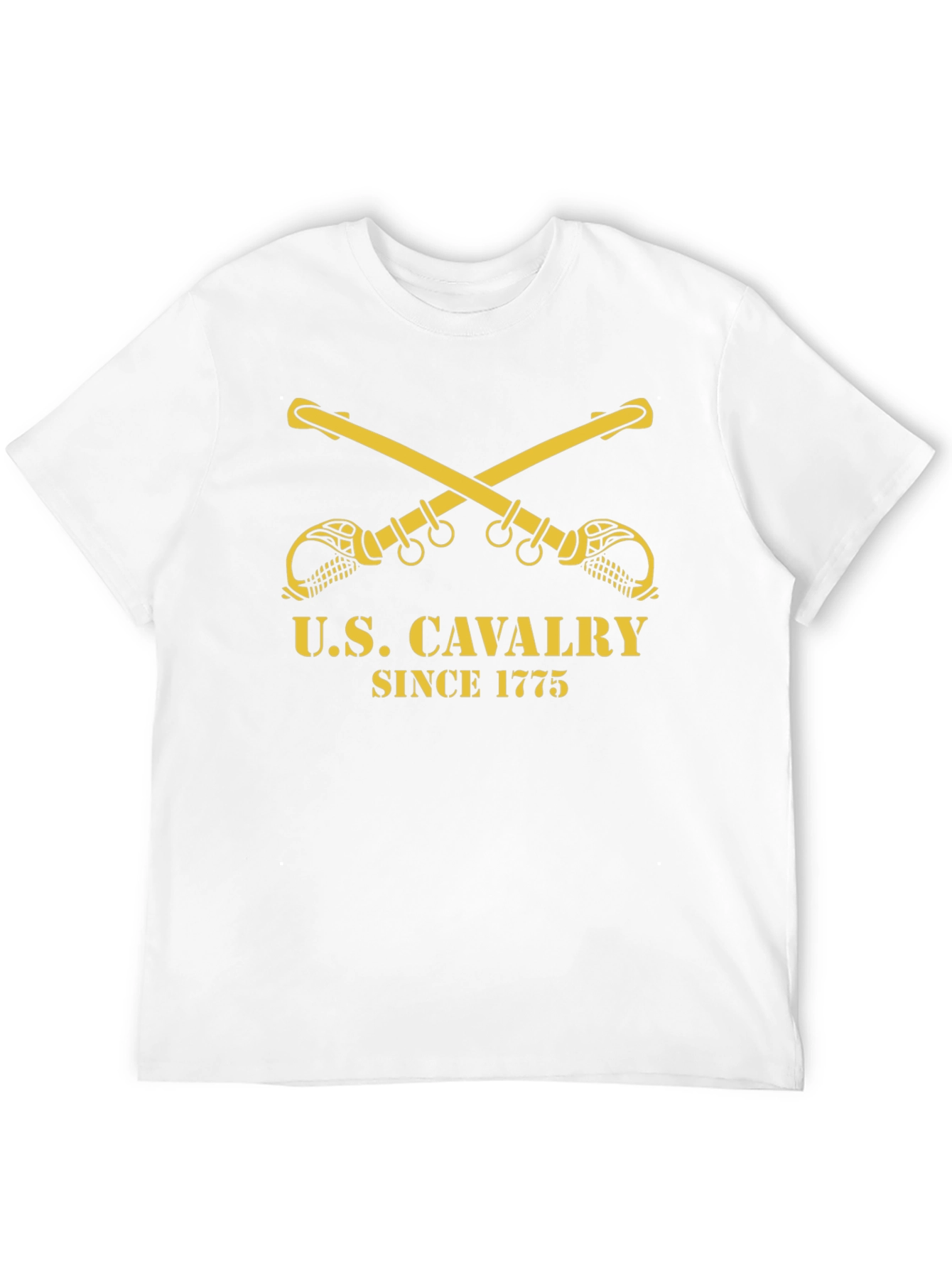 U.S. Cavalry Since 1775 Black Graphic T-Shirt