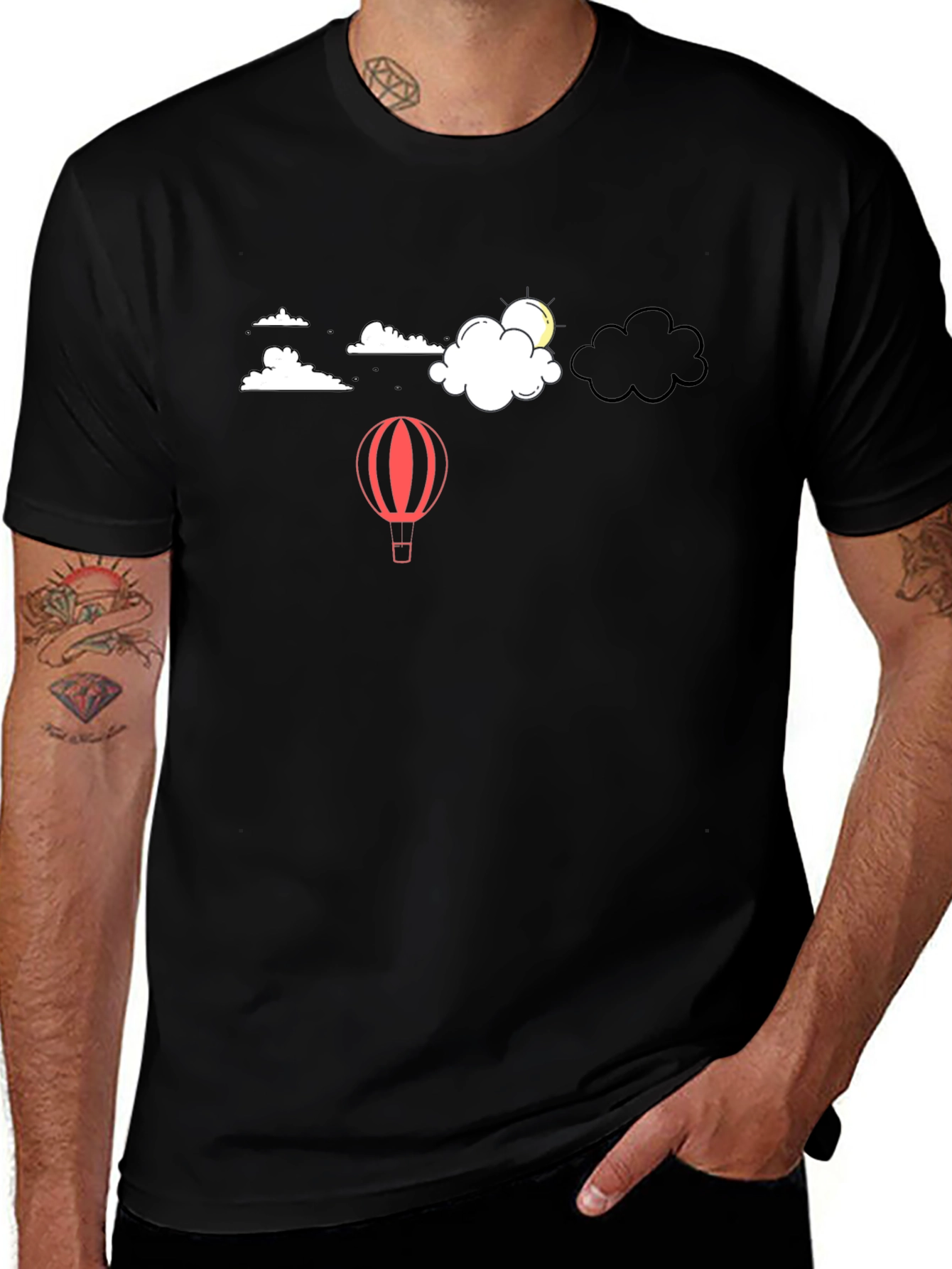 Air Balloon Graphic T-Shirt